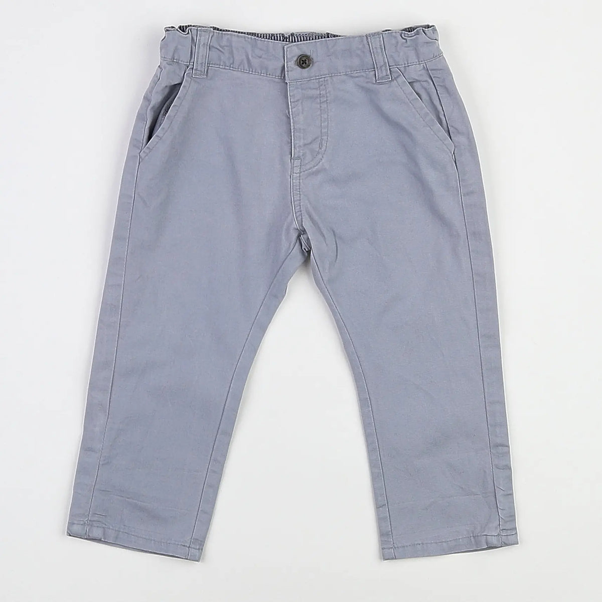 Vertbaudet - pantalon gris - 12 mois