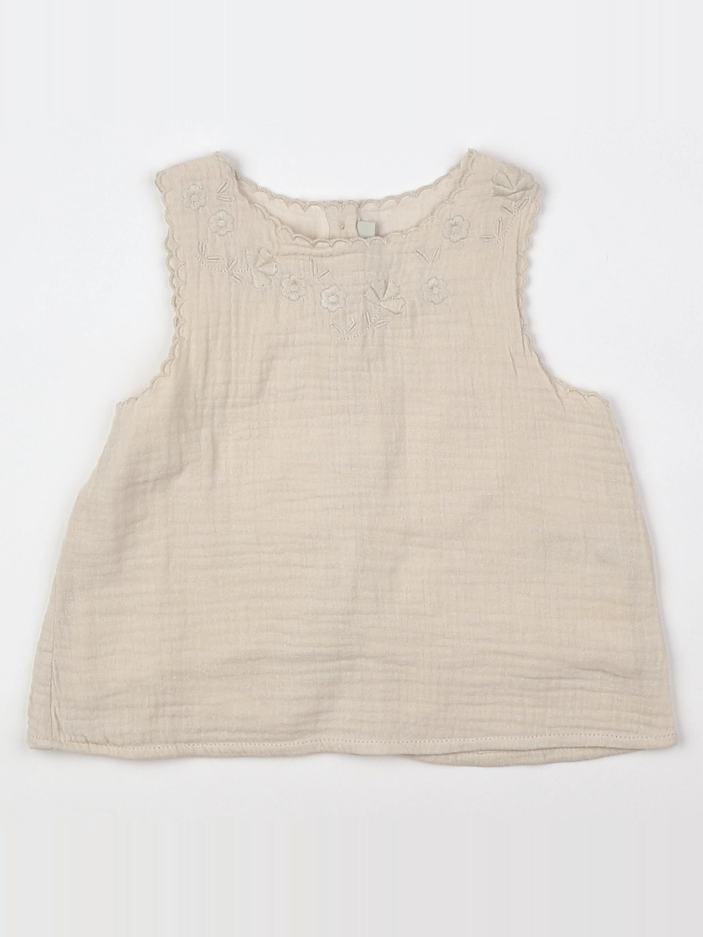 Natalys - blouse beige - 12 mois