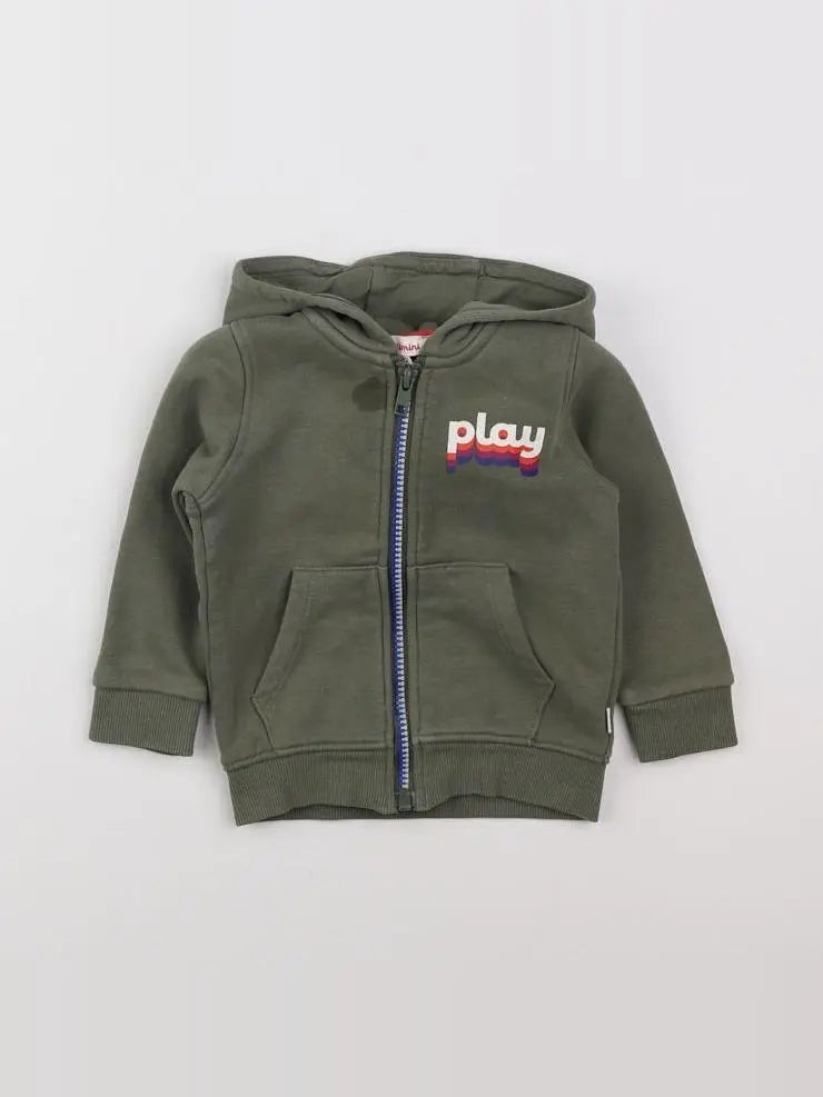 Catimini - sweat vert - 12 mois