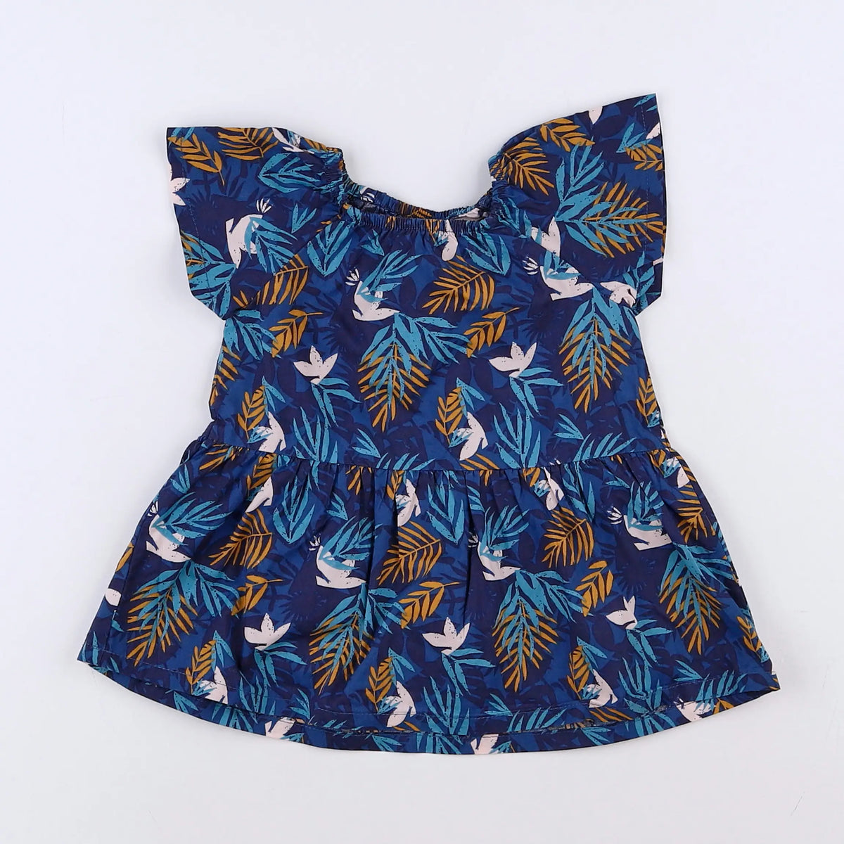 Vertbaudet - robe bleu - 3 mois