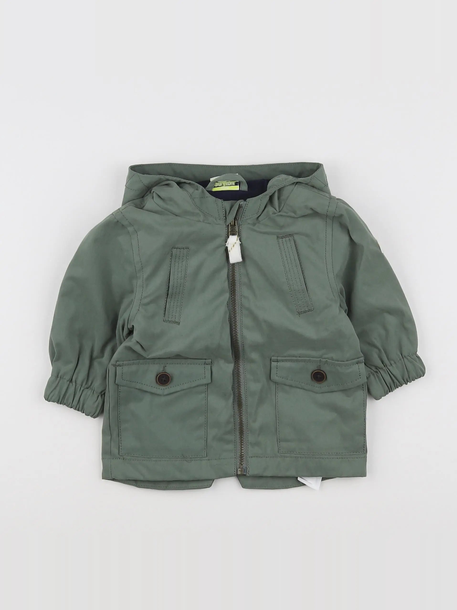 Tape à l'oeil - manteau vert - 3 mois