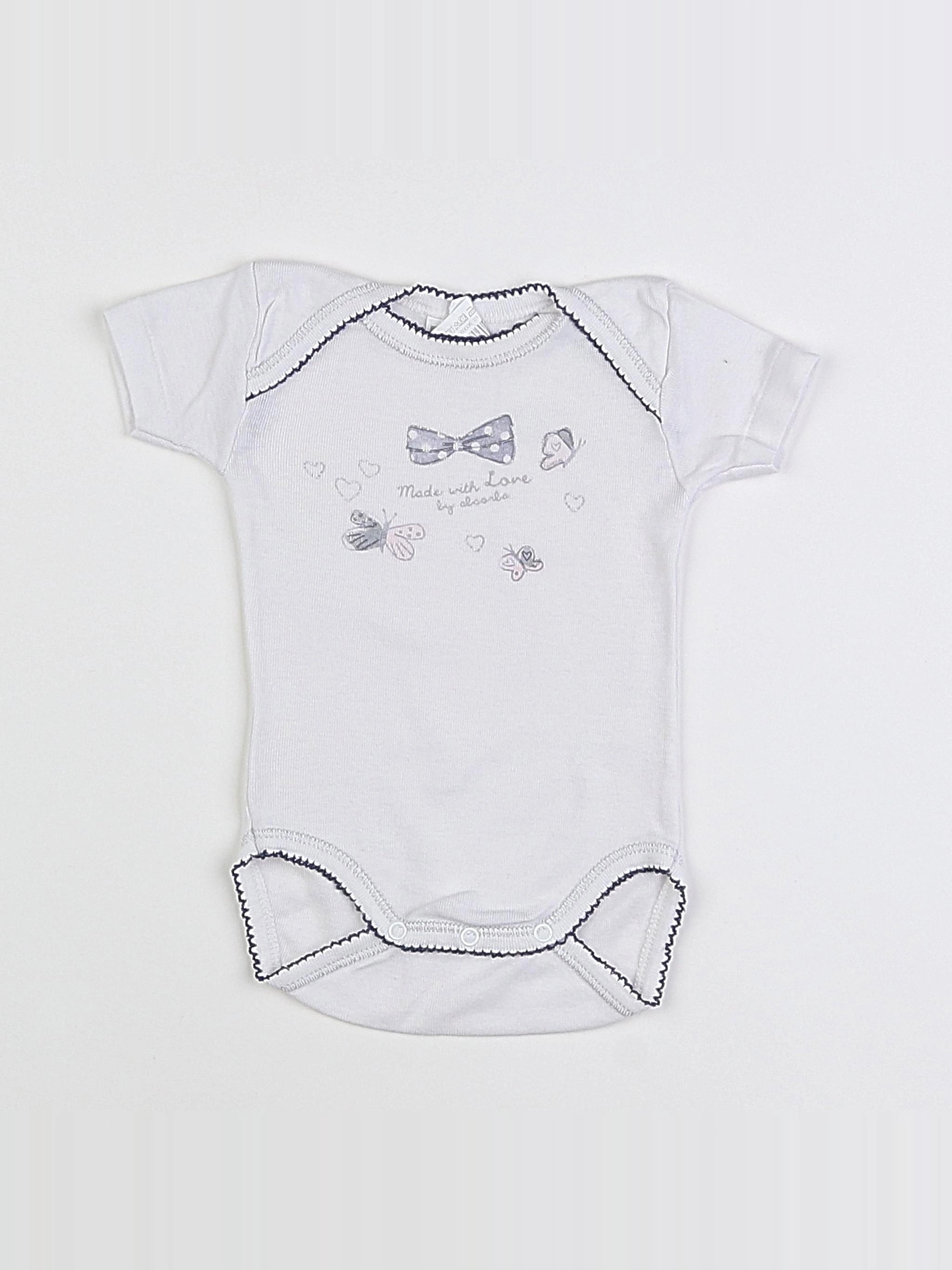 Absorba - body blanc - 3 mois