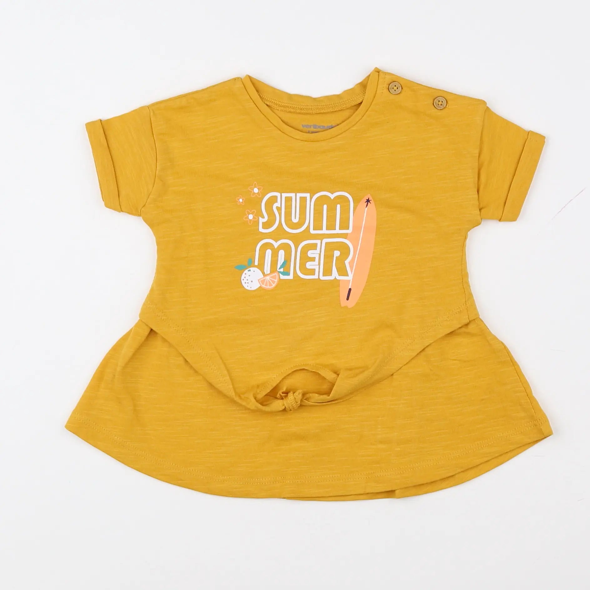 Vertbaudet - robe jaune - 3 mois
