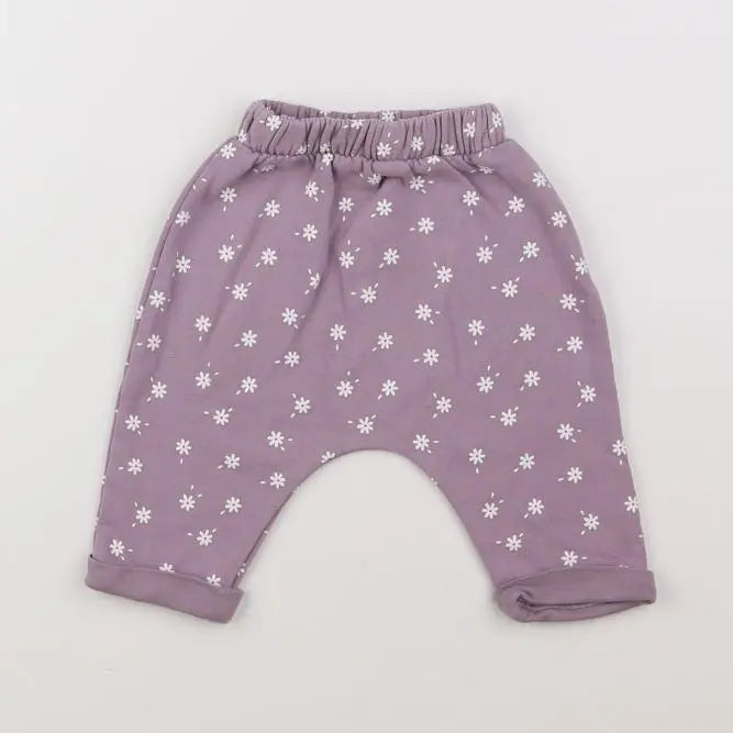 Vertbaudet - jogging violet - 3 mois