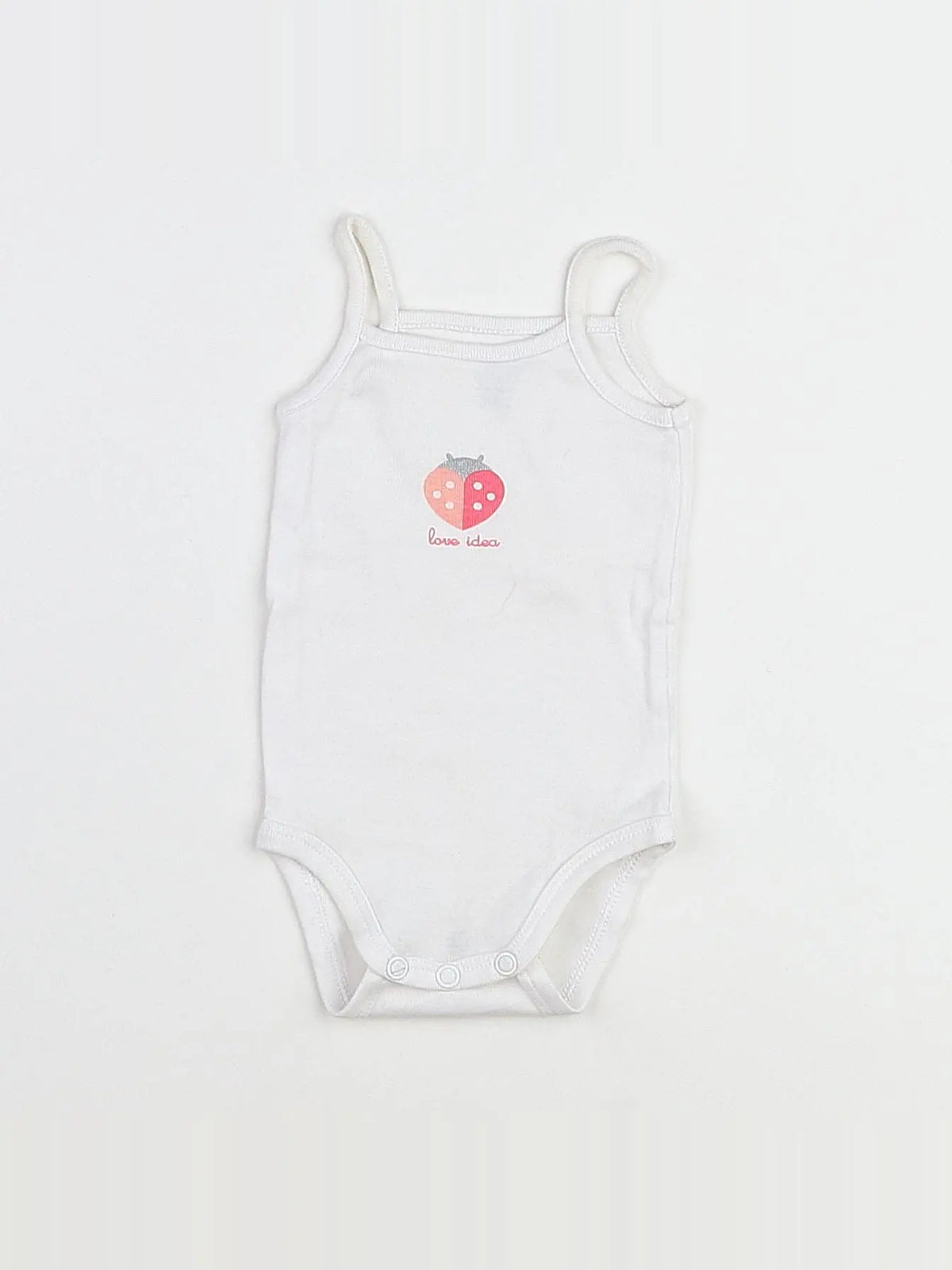 Petit Bateau - body rose, blanc - 3 mois