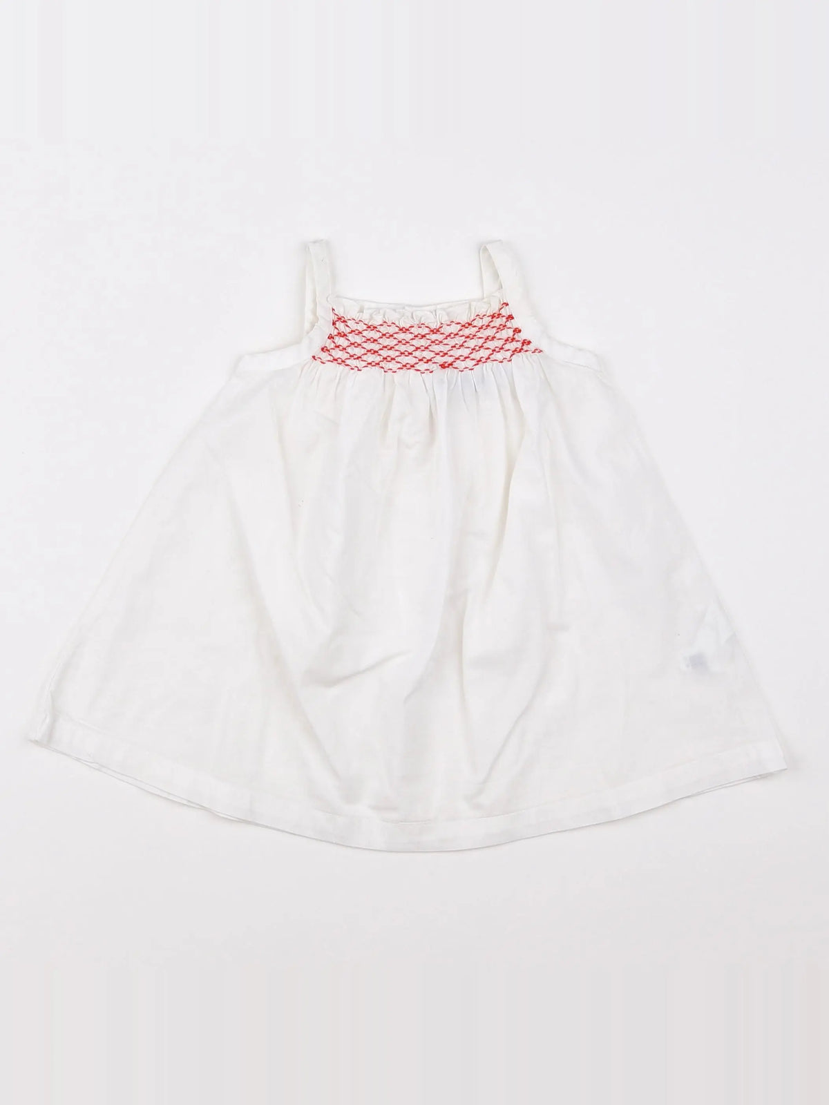 Boutchou - robe blanc - 6 mois