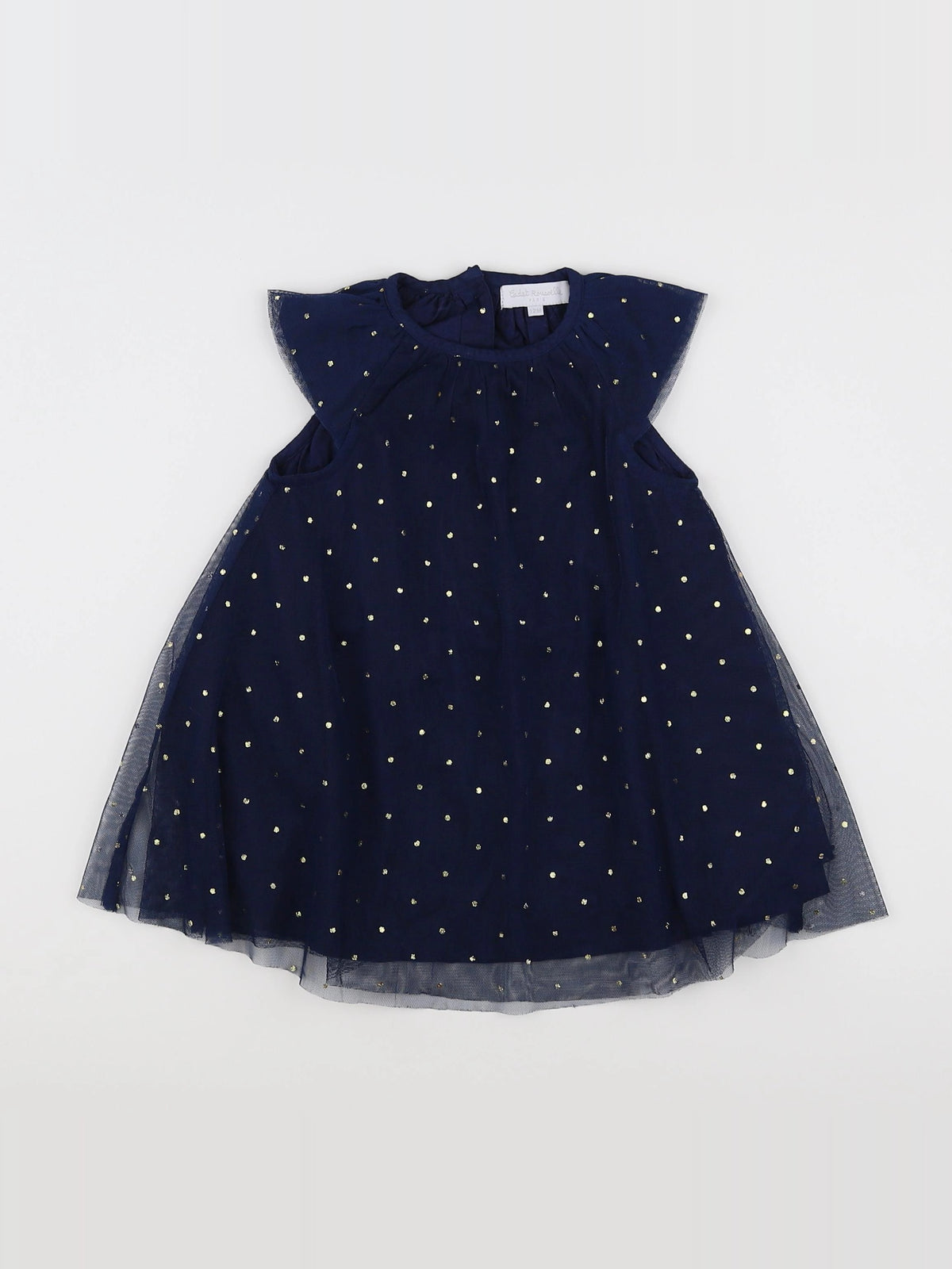 Cadet Rousselle - robe bleu - 12 mois