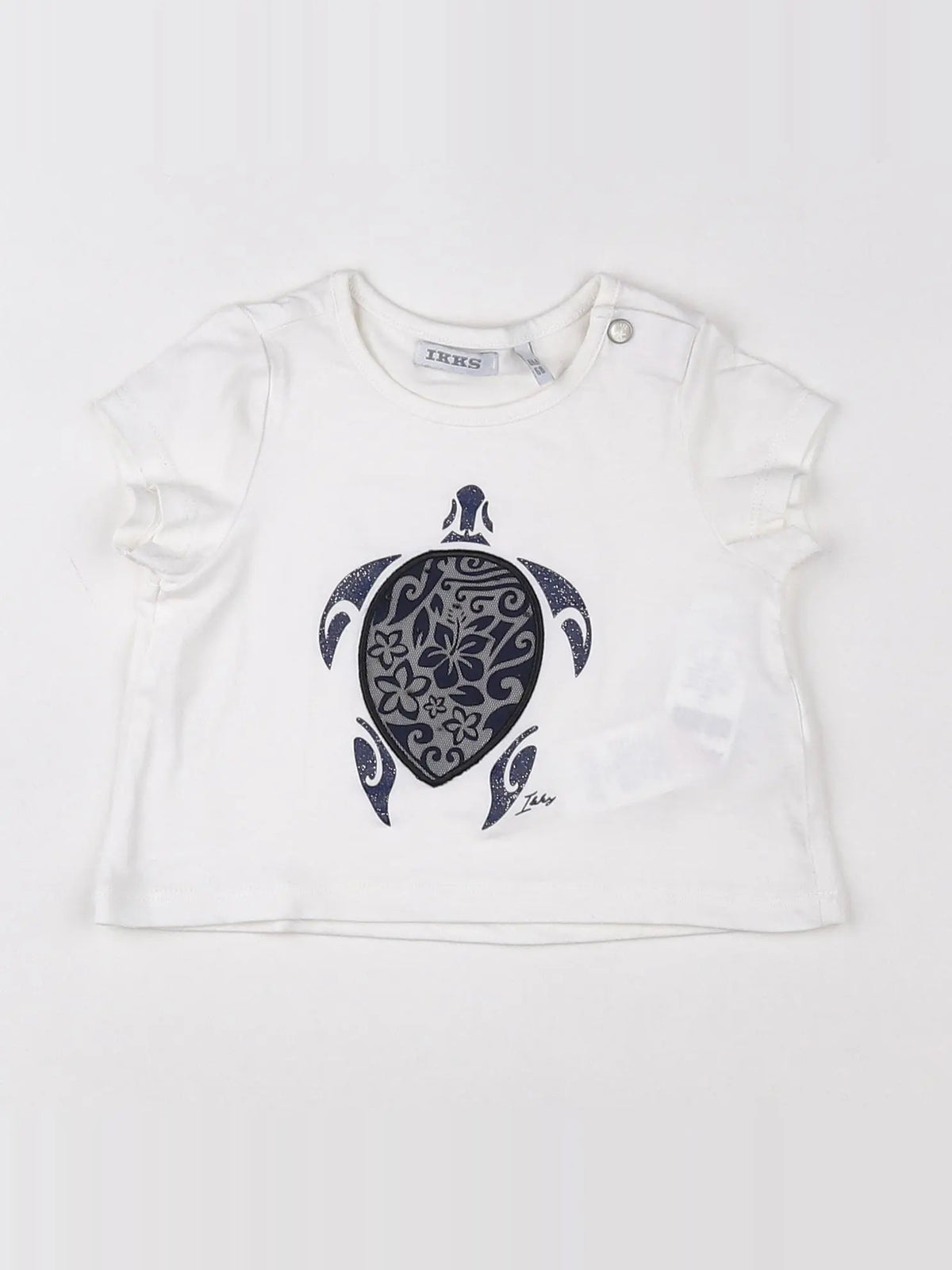 IKKS - tee-shirt blanc - 6 mois
