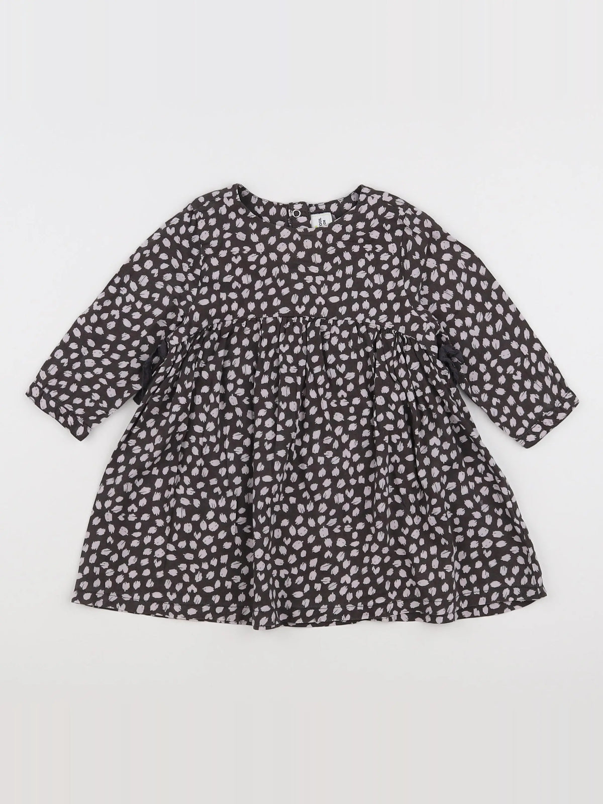 Tape à l'oeil - robe gris - 12 mois