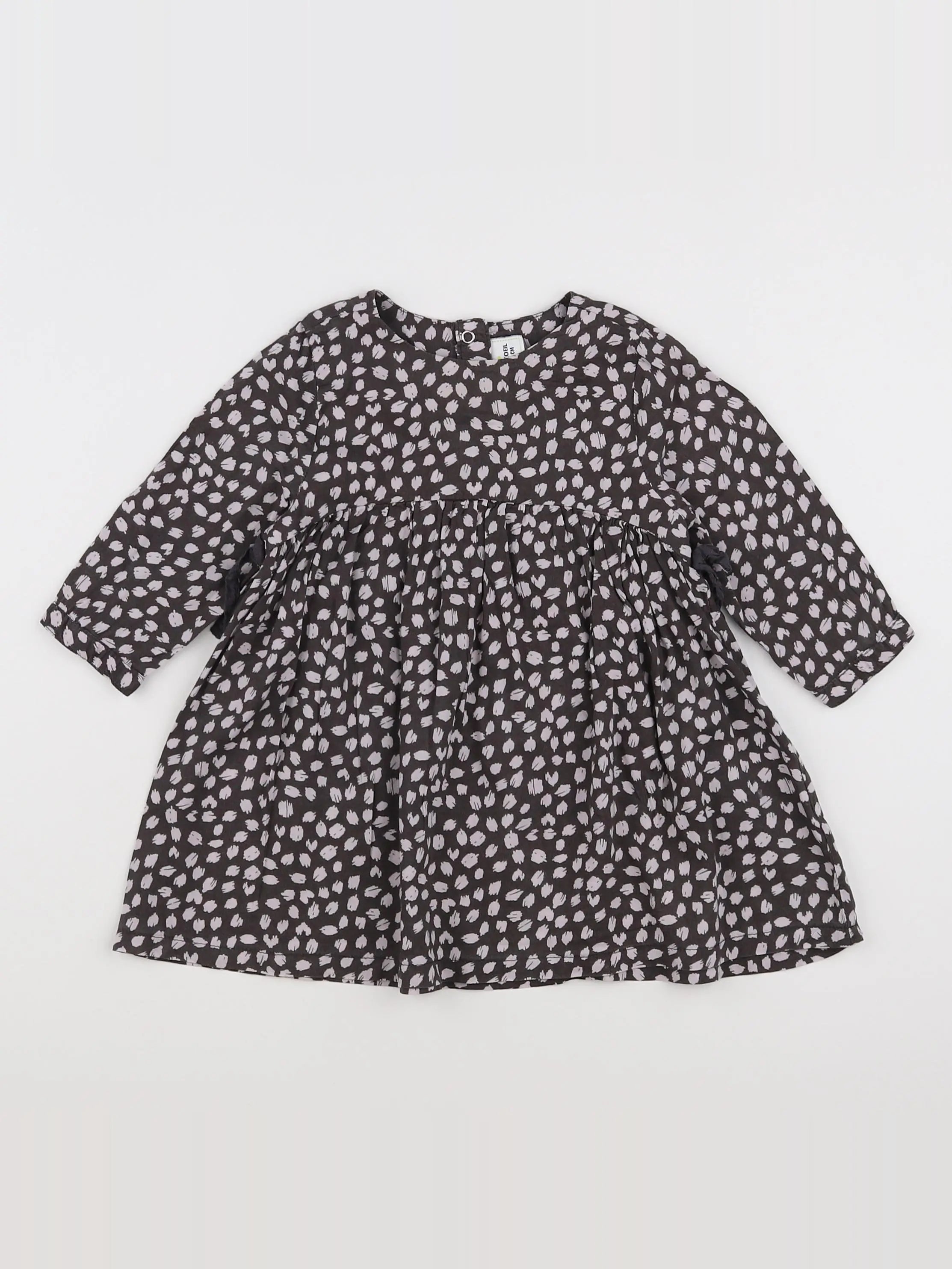 Tape à l'oeil - robe gris - 12 mois