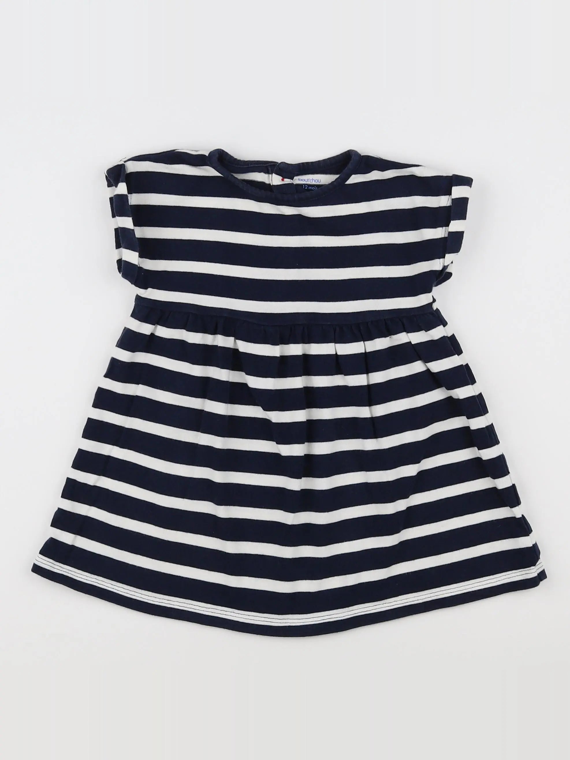 Boutchou - robe bleu - 12 mois