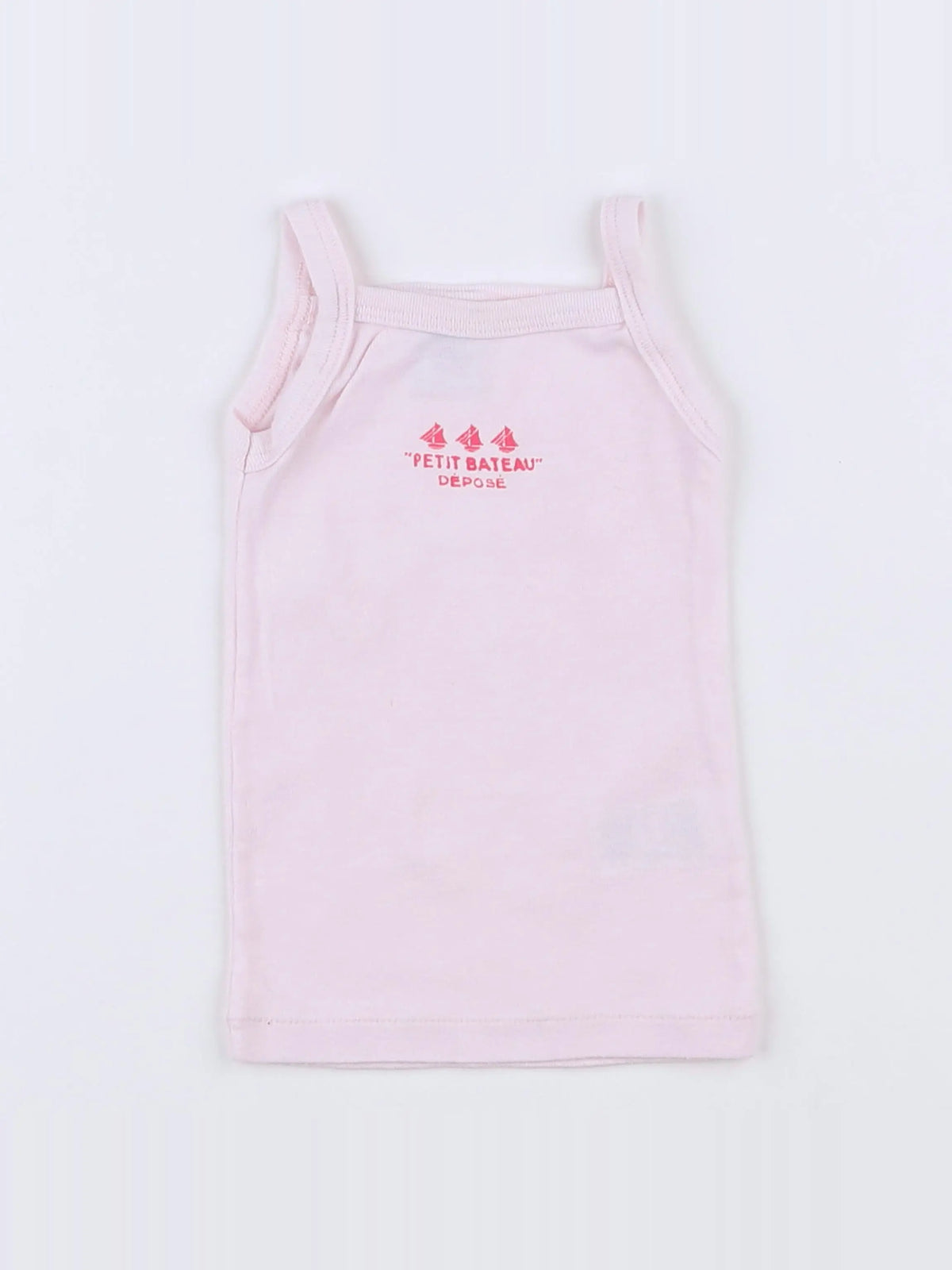 Petit Bateau - maillot de corps rose - 12 mois