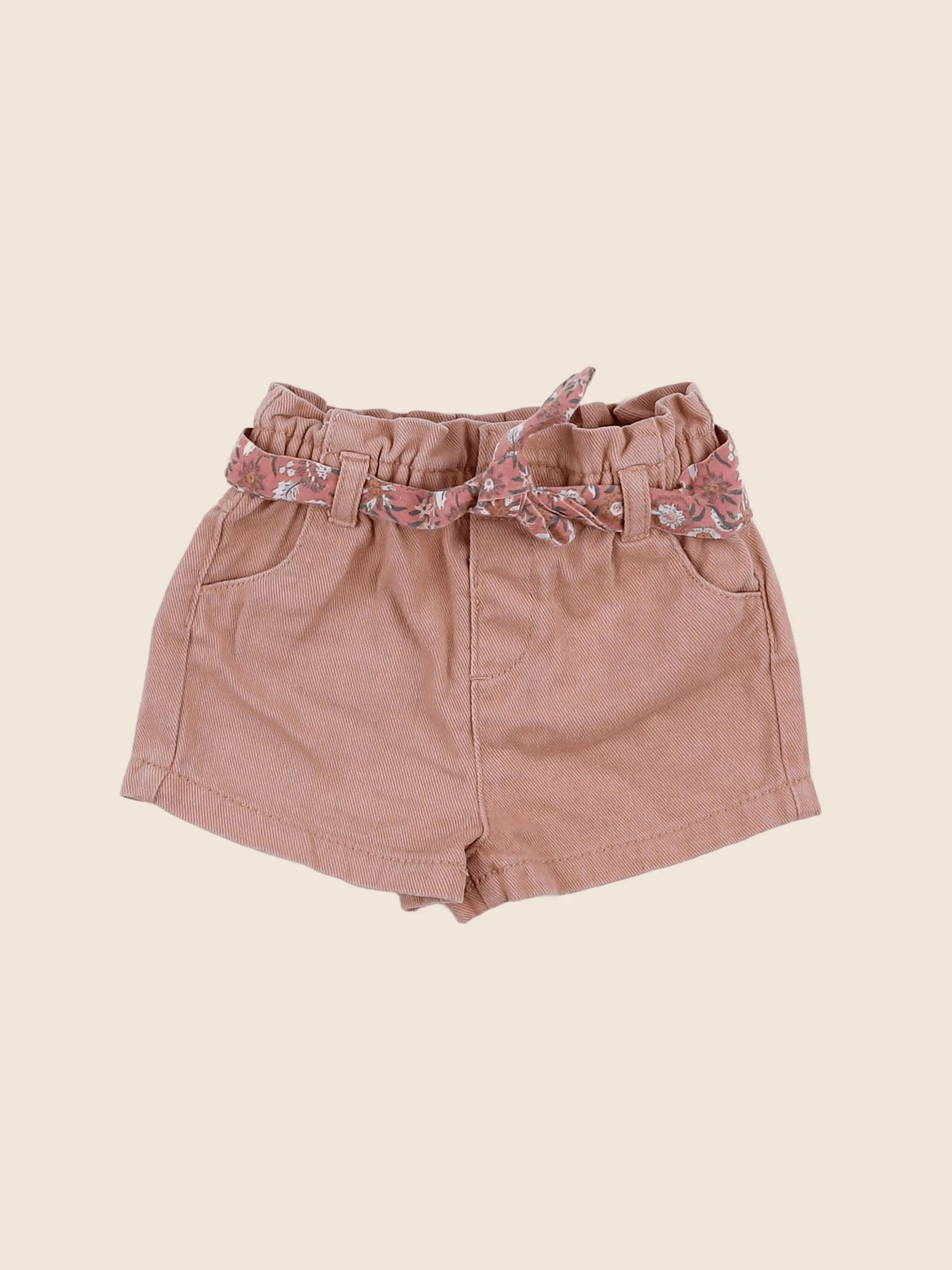 Vertbaudet - short rose - 12 mois