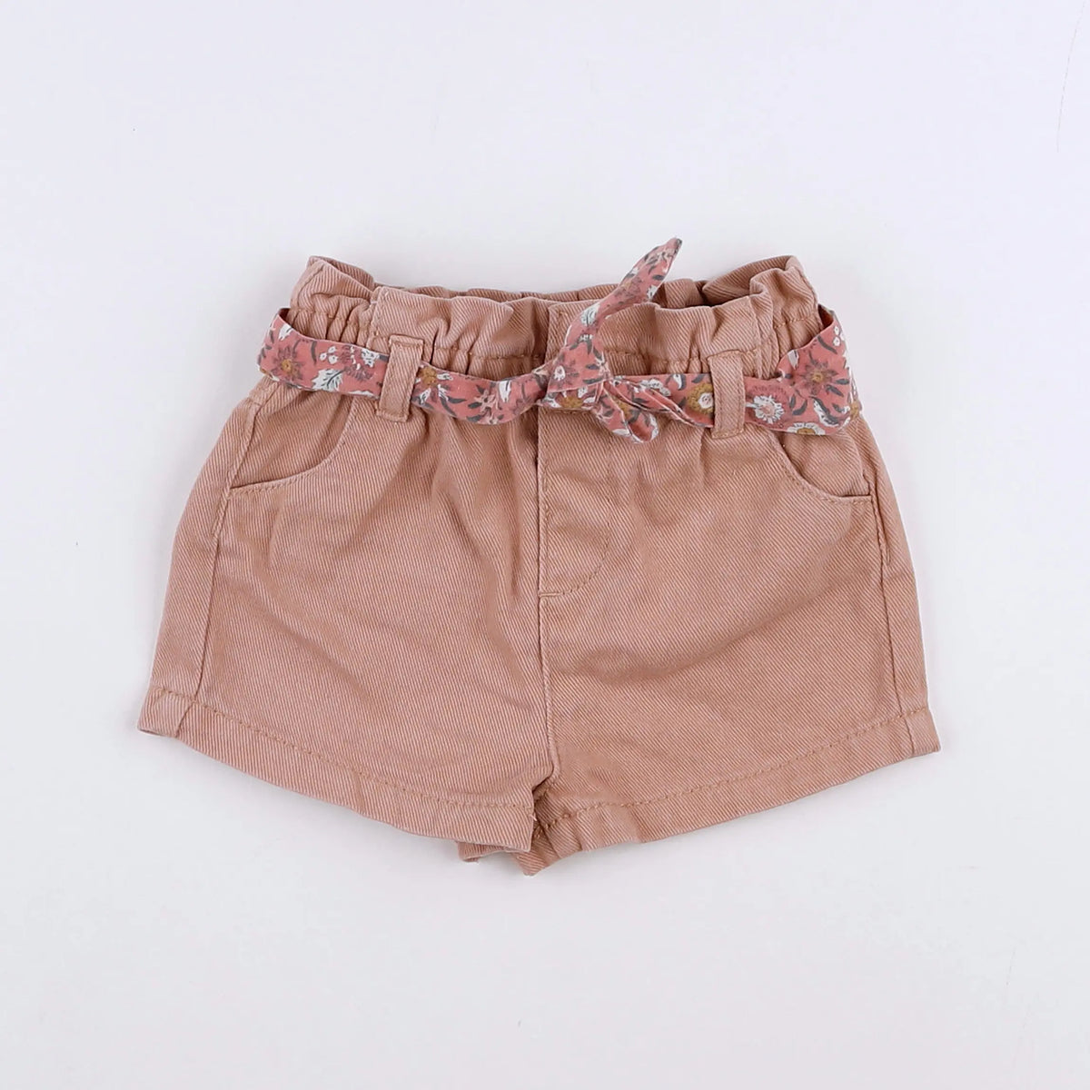 Vertbaudet - short rose - 12 mois