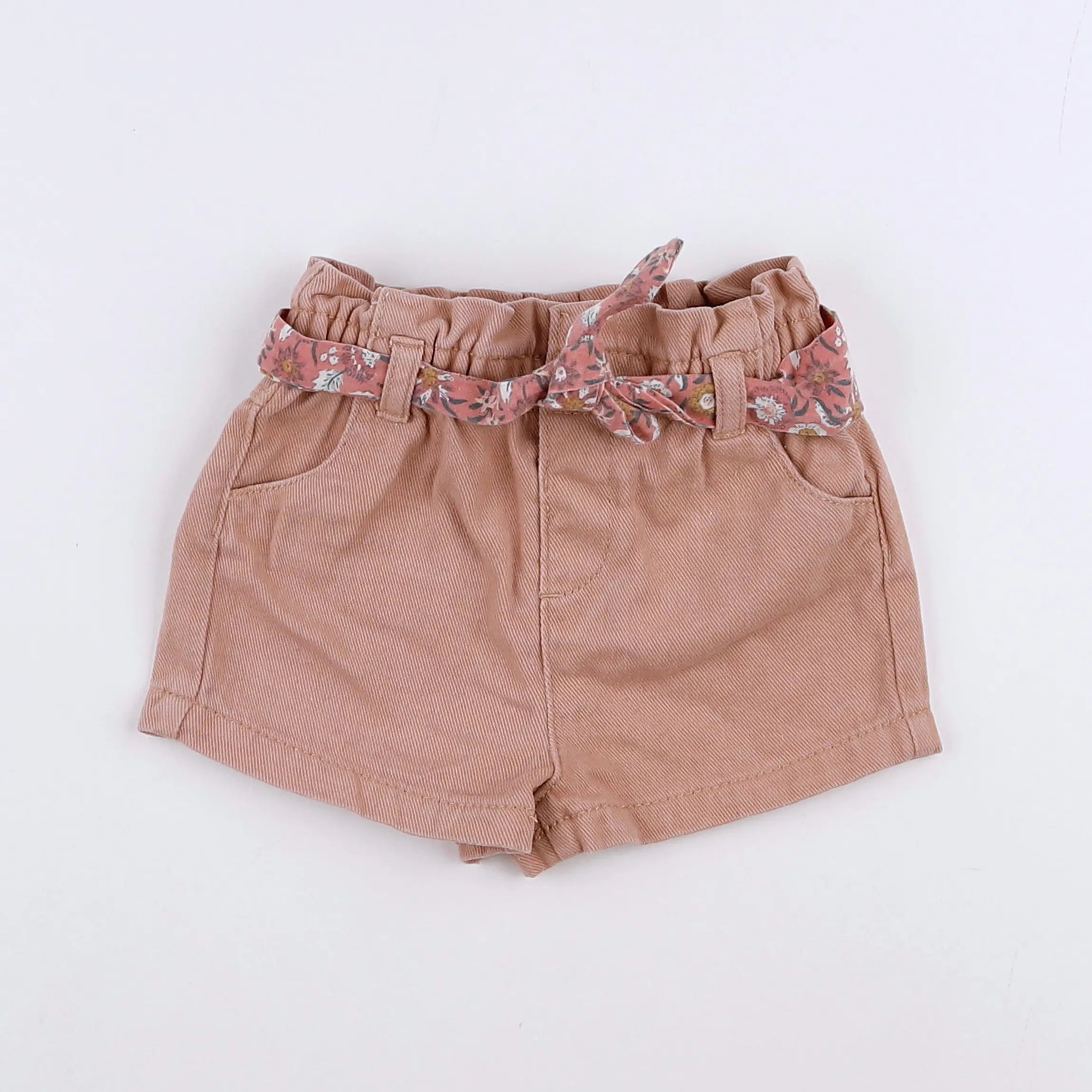 Vertbaudet - short rose - 12 mois