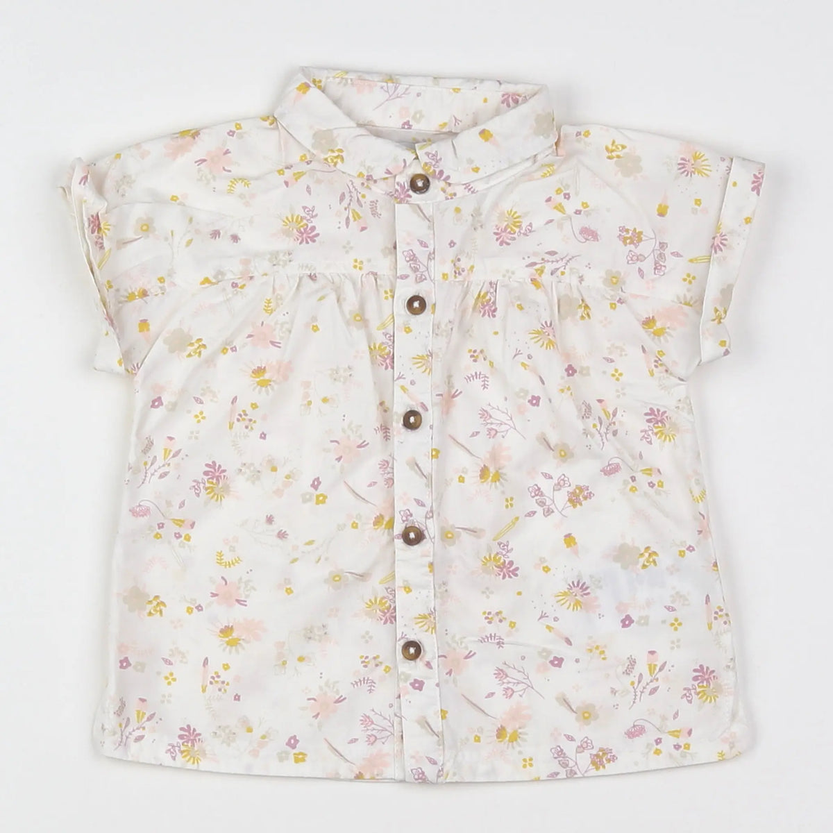 Vertbaudet - blouse multicolore - 9 mois