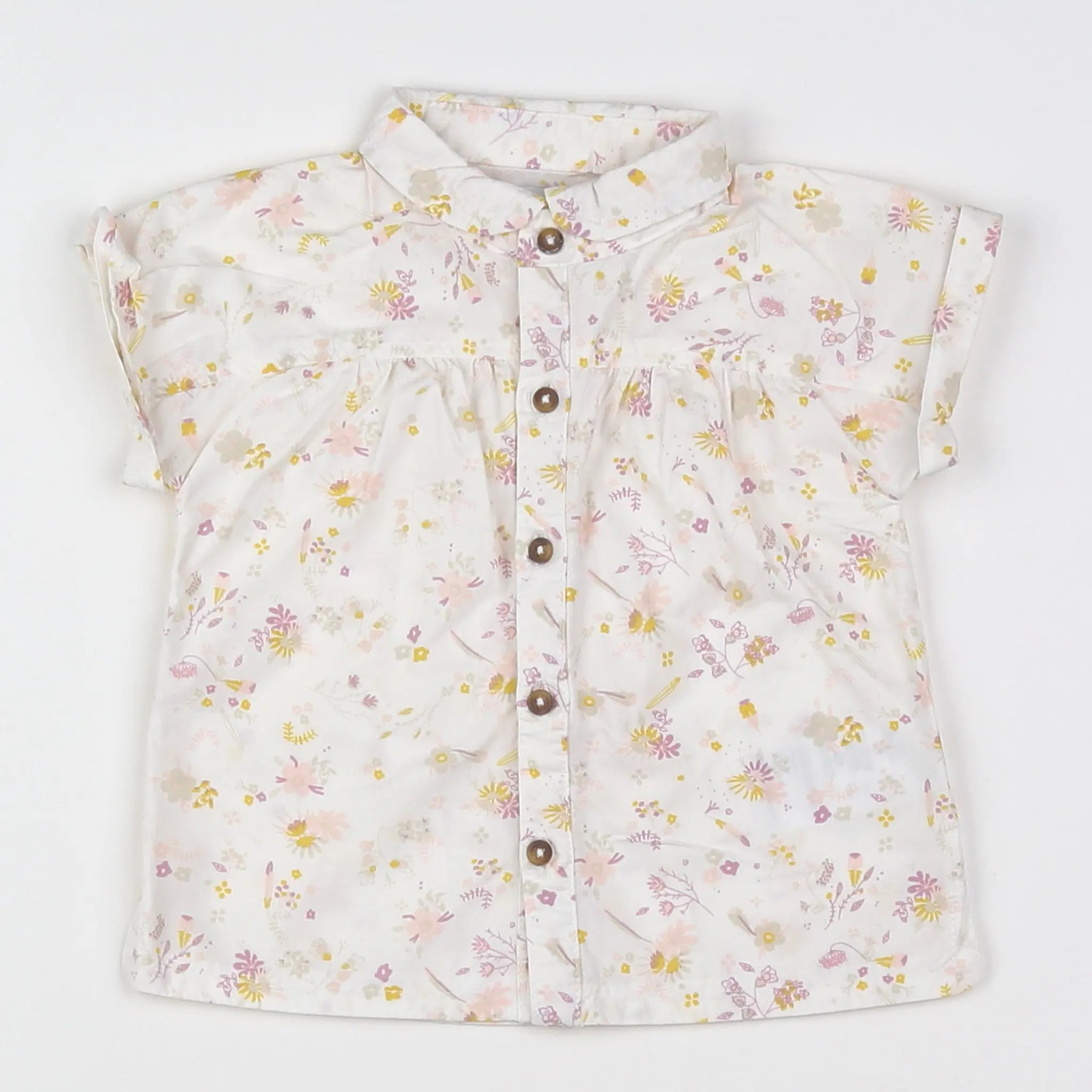 Vertbaudet - blouse multicolore - 9 mois