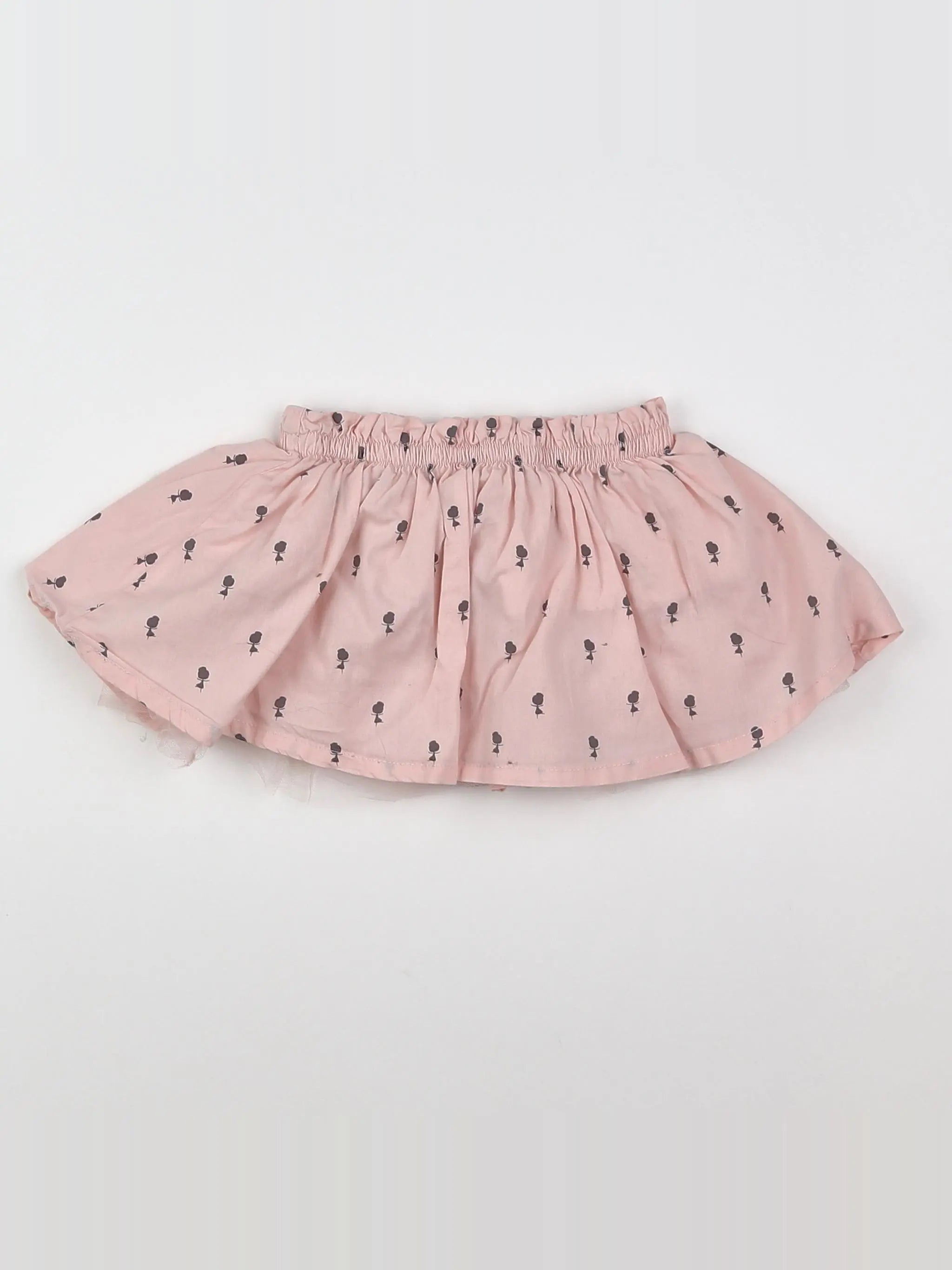 Vertbaudet - jupe rose - 12 mois