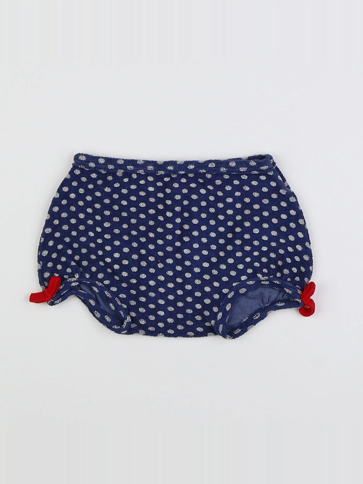 Petit Bateau - short bleu, blanc - 6 mois