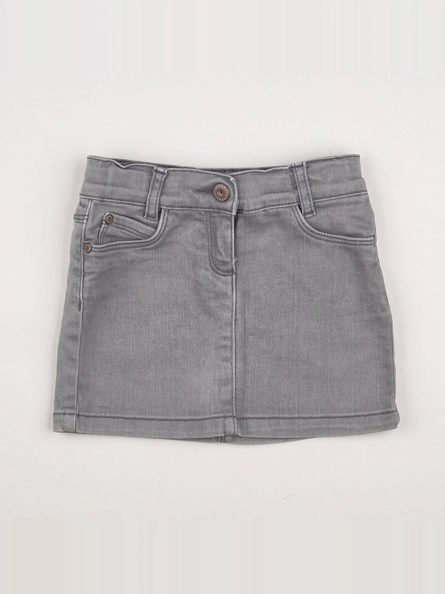 Vertbaudet - jupe gris - 3 ans
