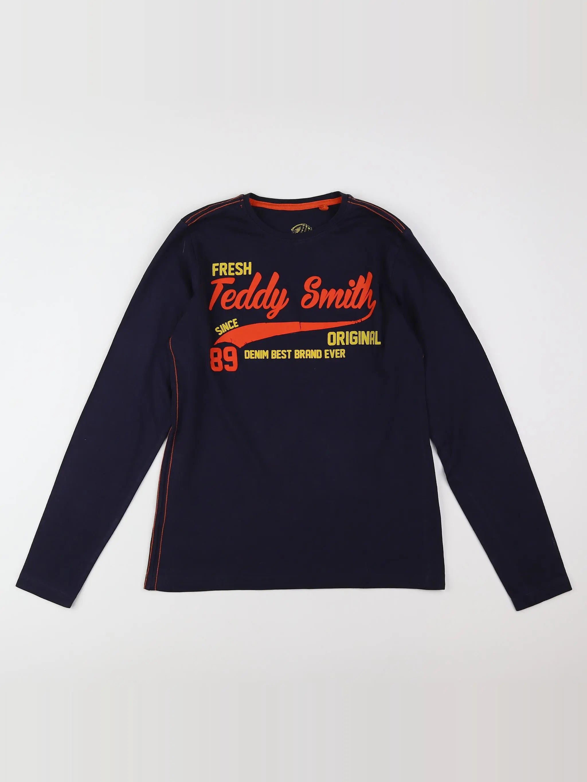 Teddy Smith - tee-shirt bleu - 12 ans