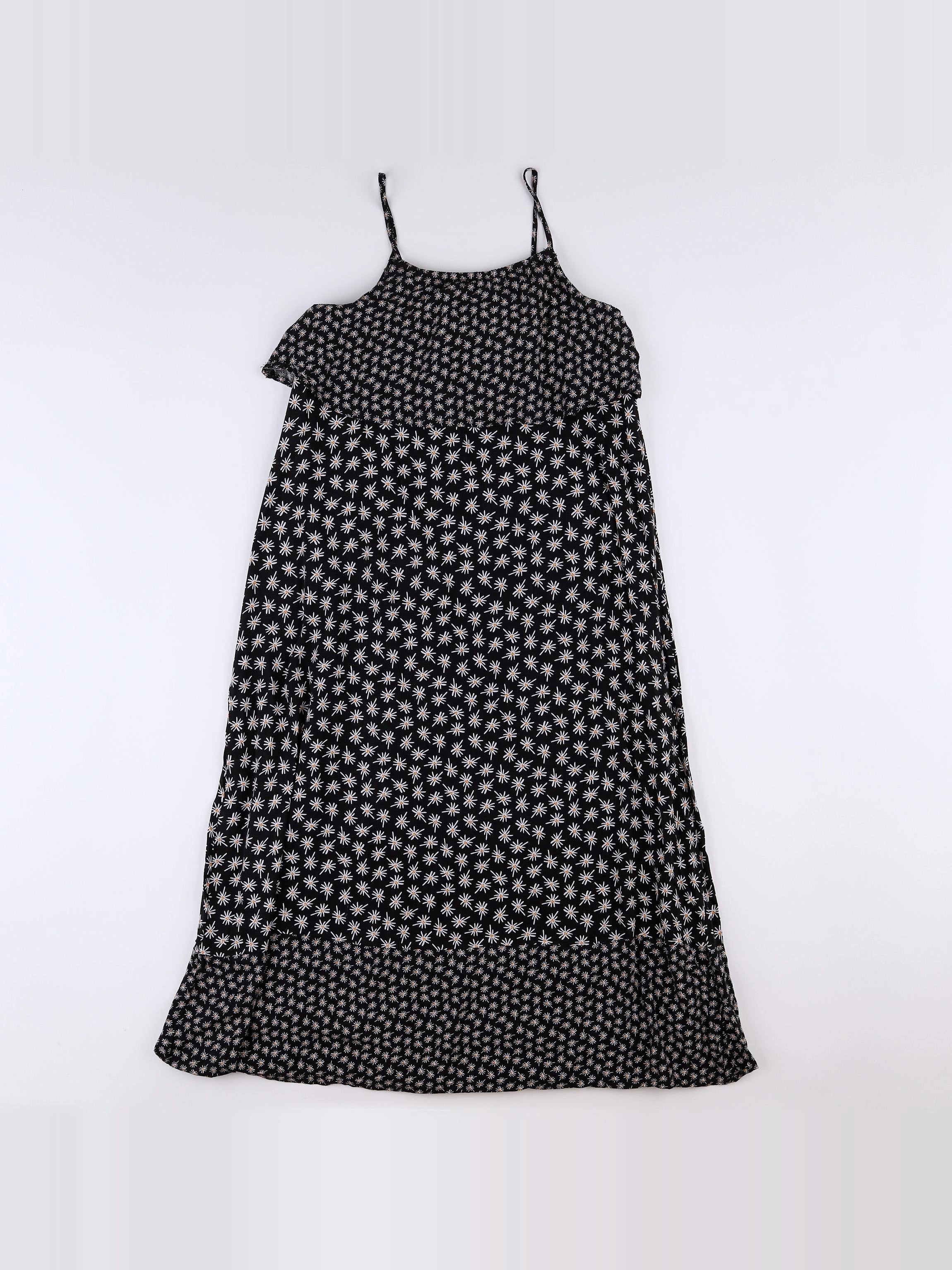 Vertbaudet - robe blanc, noir - 8 ans