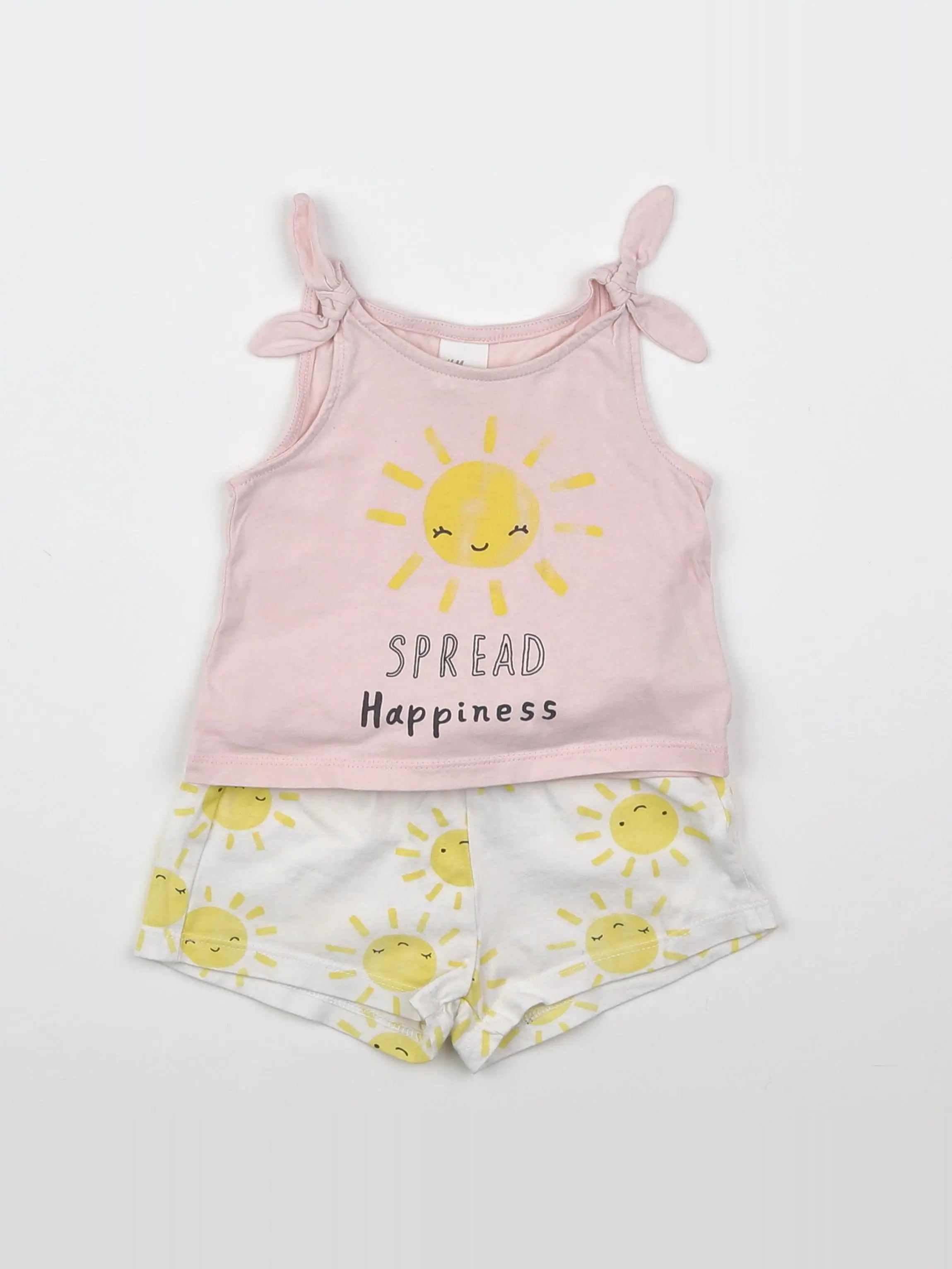 H&M - ensemble multicolore - 3/6 mois