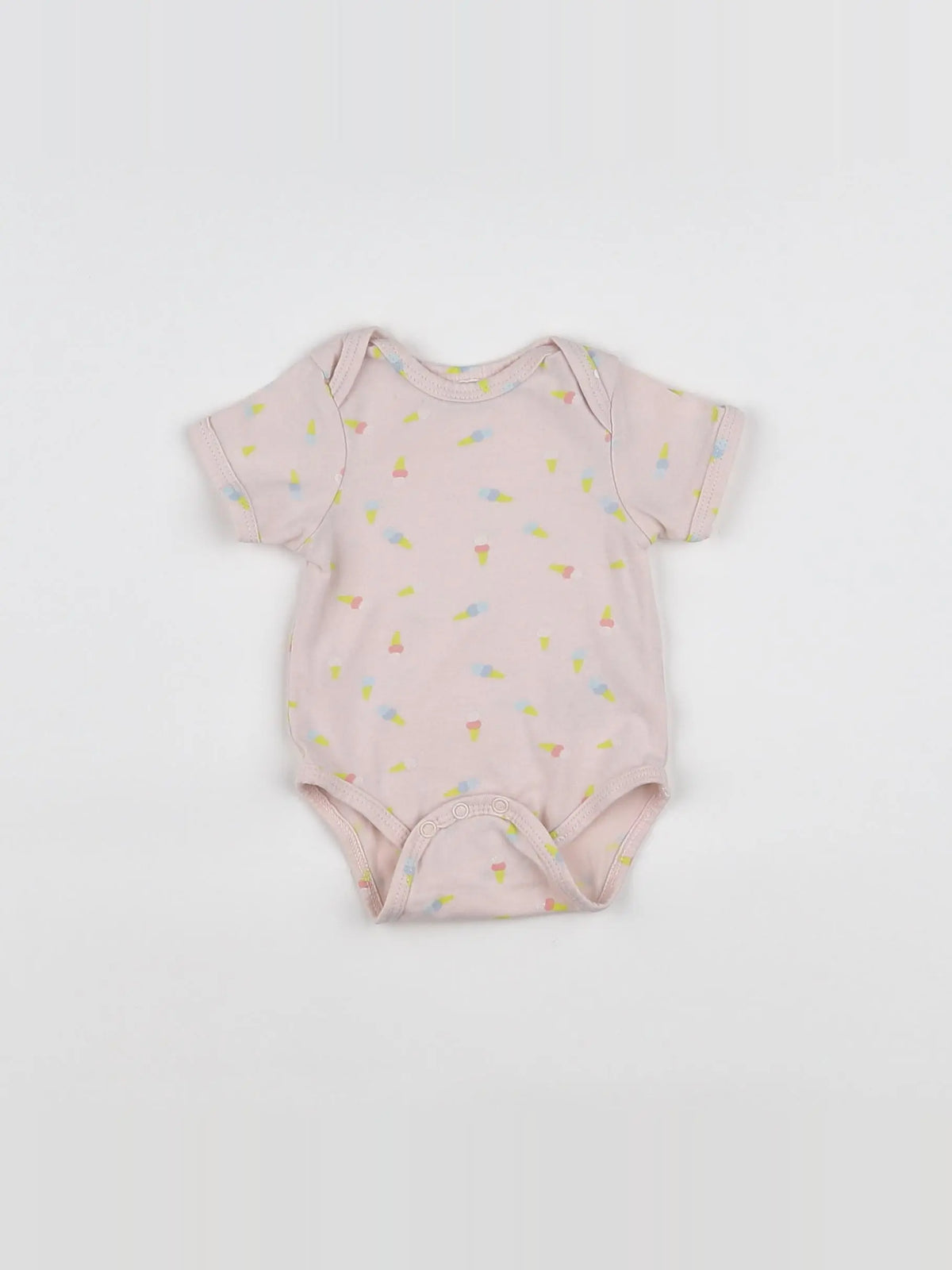 Vertbaudet - body rose - 1 mois