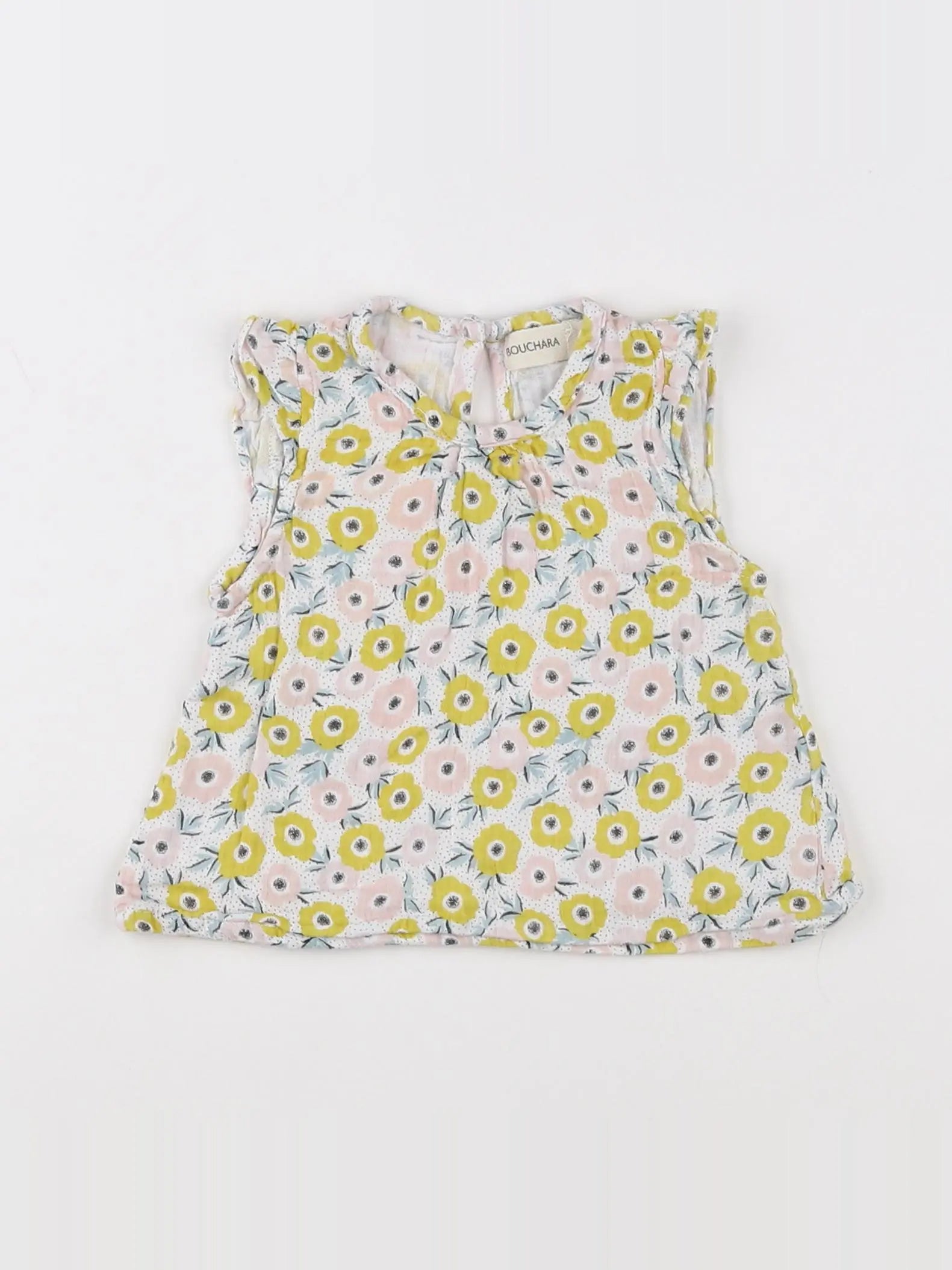 Bouchara - blouse jaune - 18 mois