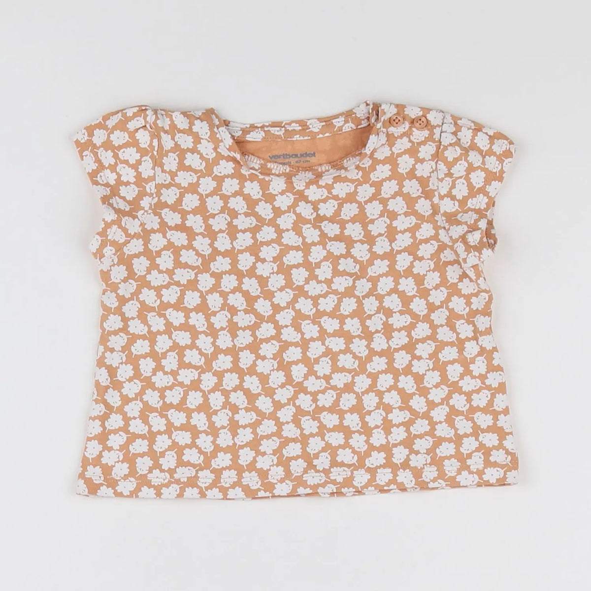 Vertbaudet - tee-shirt rose - 6 mois
