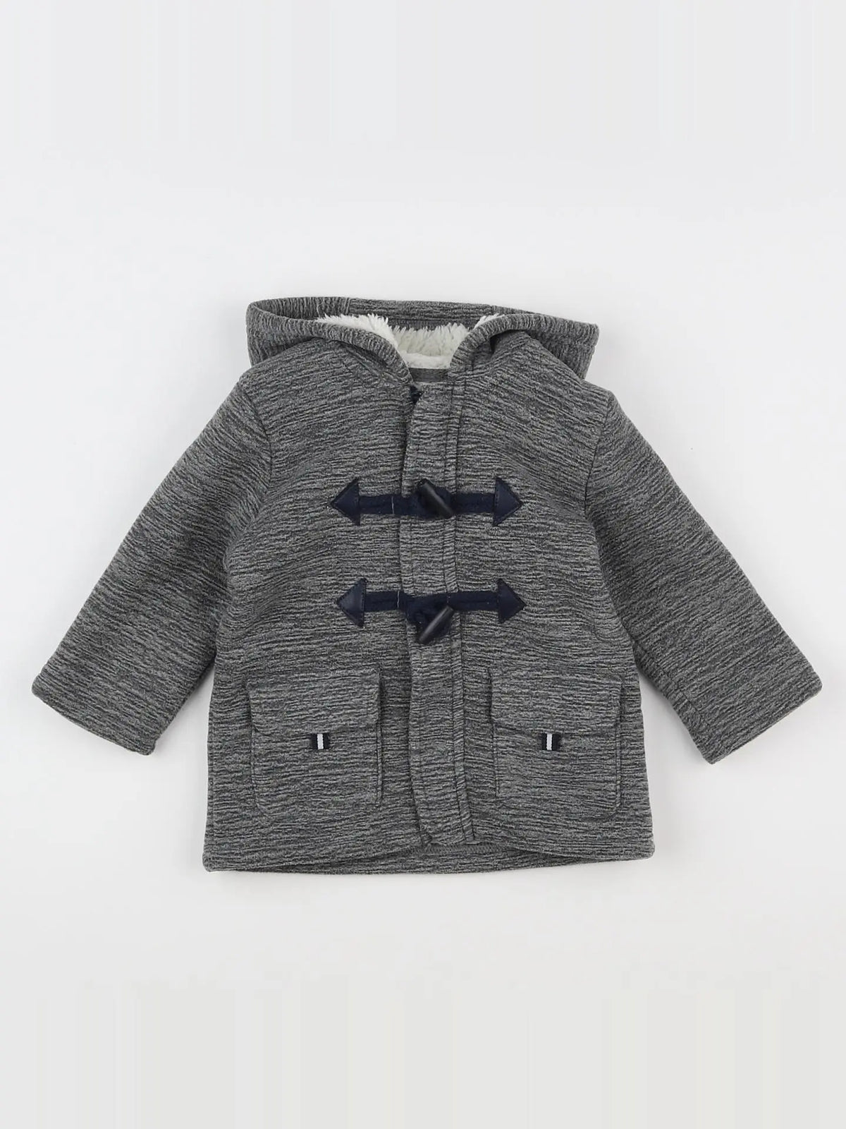 Terre de marins - veste doublé gris - 6 mois