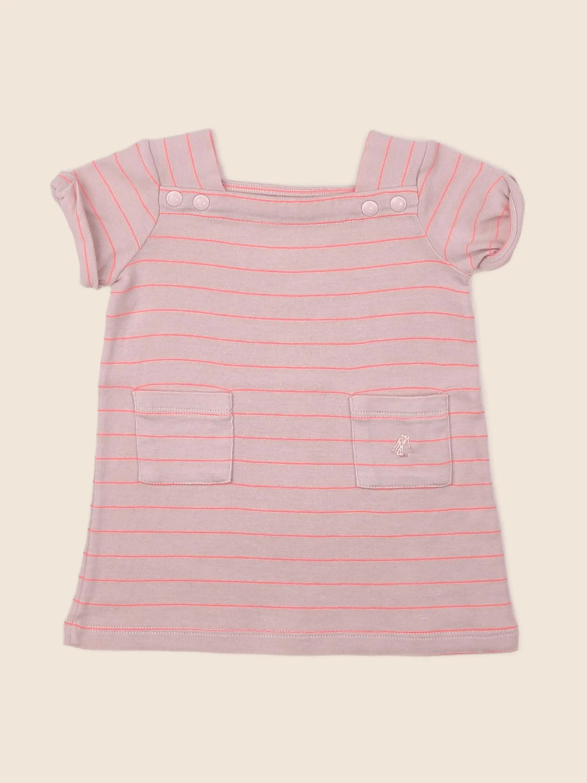 Petit Bateau - robe rose - 3 mois