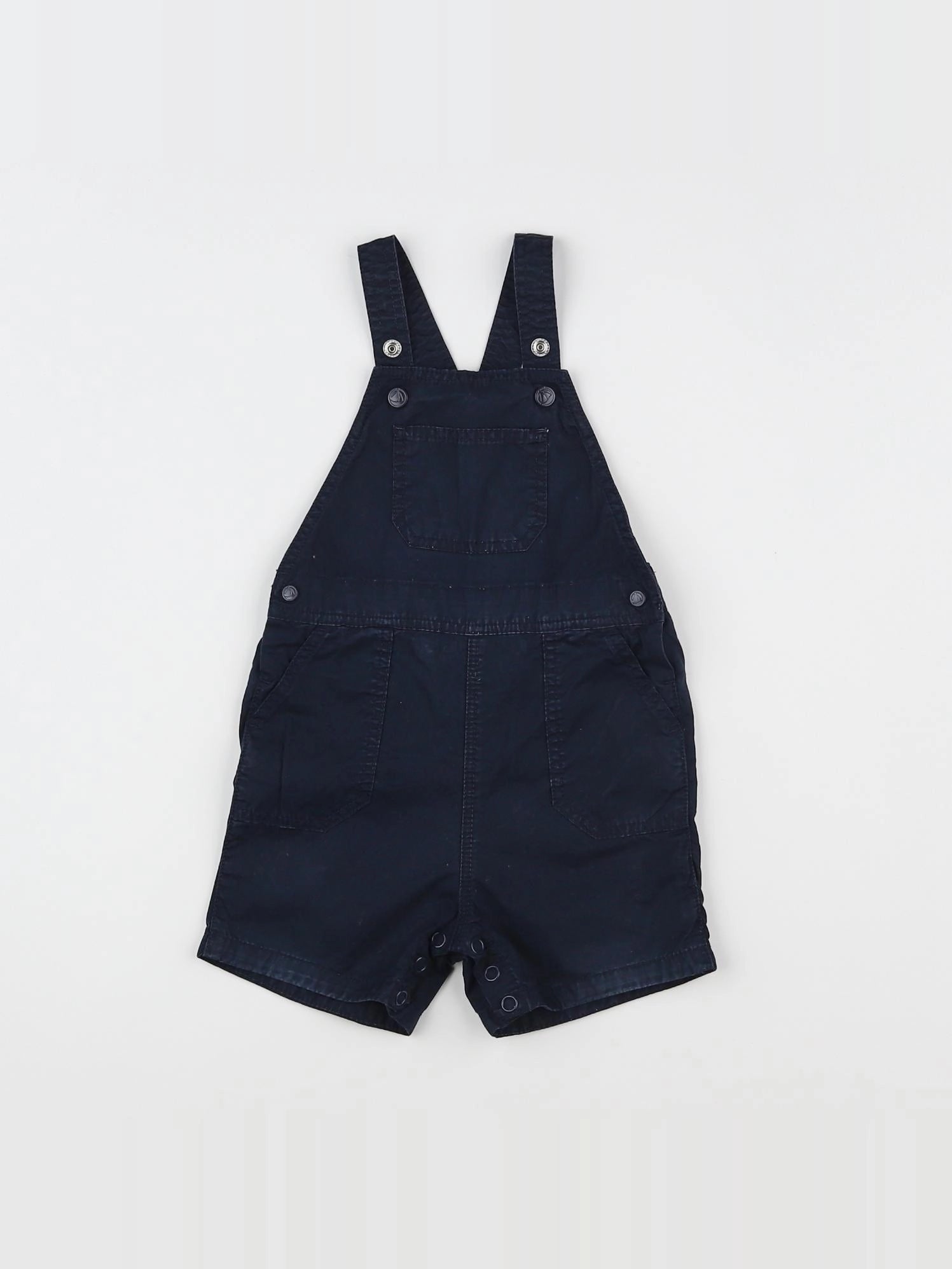 Petit Bateau - salopette bleu - 12 mois