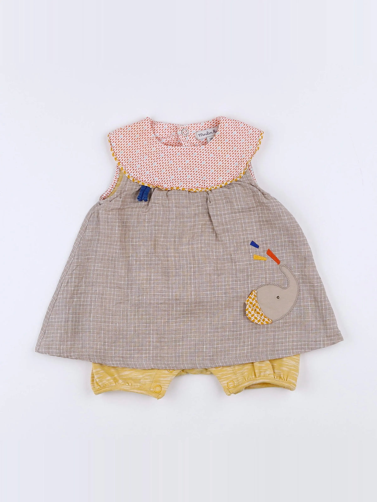 Moulin Roty - combinaison multicolore - 3 mois