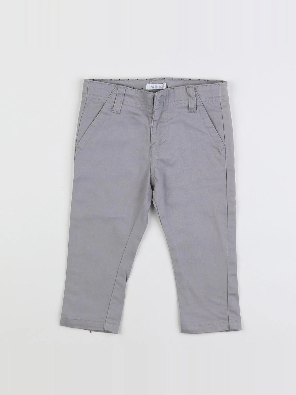 Boutchou - pantalon gris - 9 mois