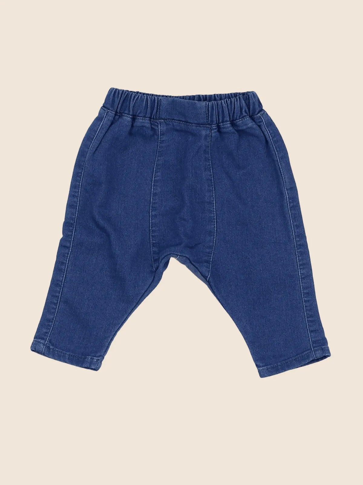 Vertbaudet - jegging bleu - 3 mois