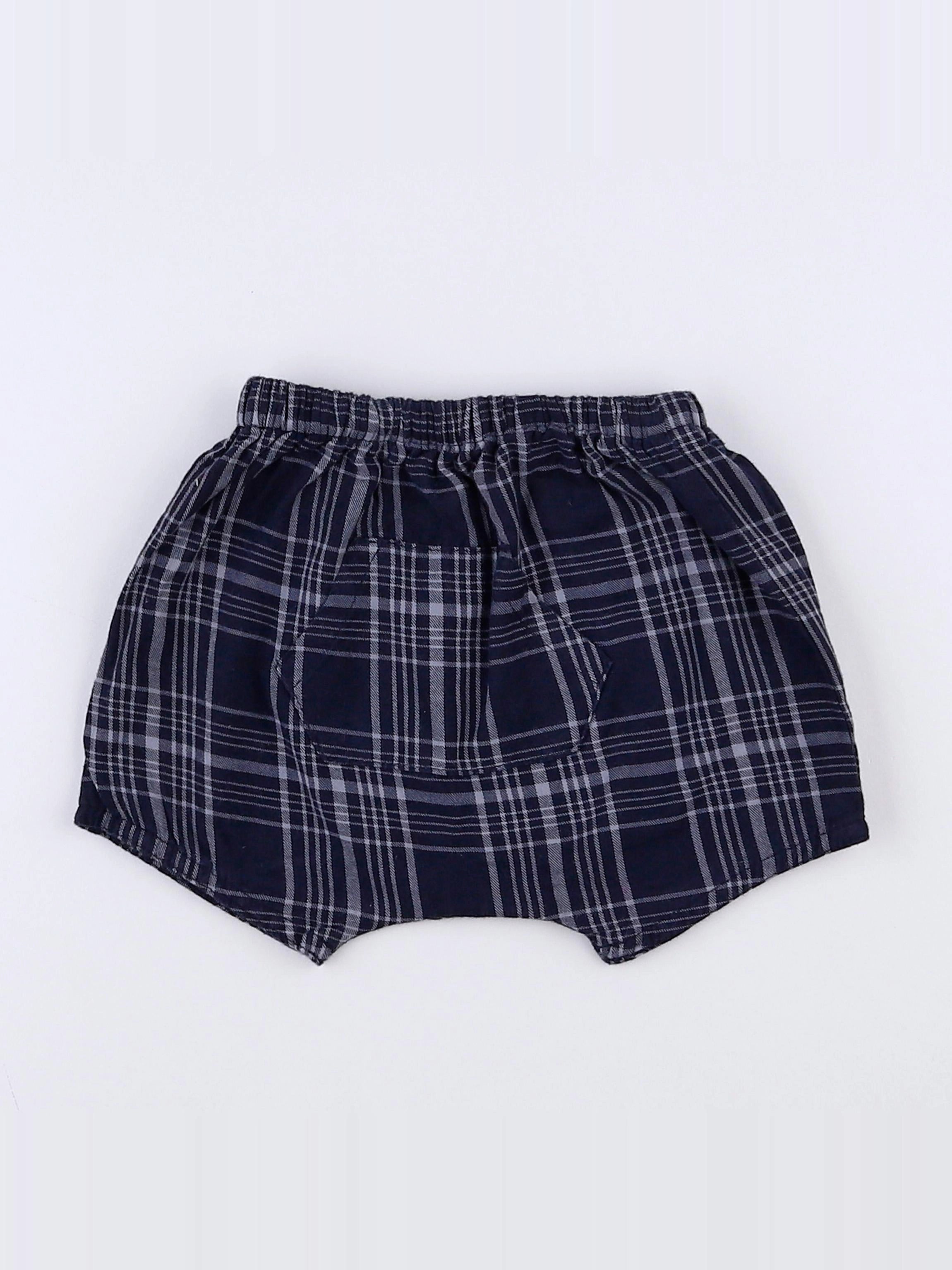 Boutchou - short bleu - 3 mois