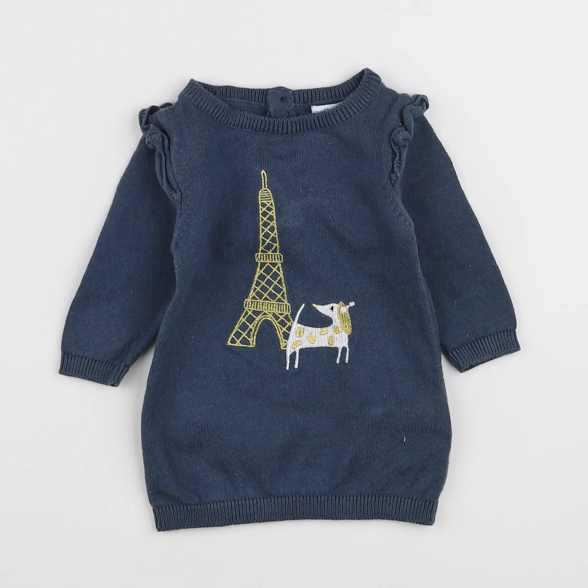 Vertbaudet - robe bleu - 3 mois