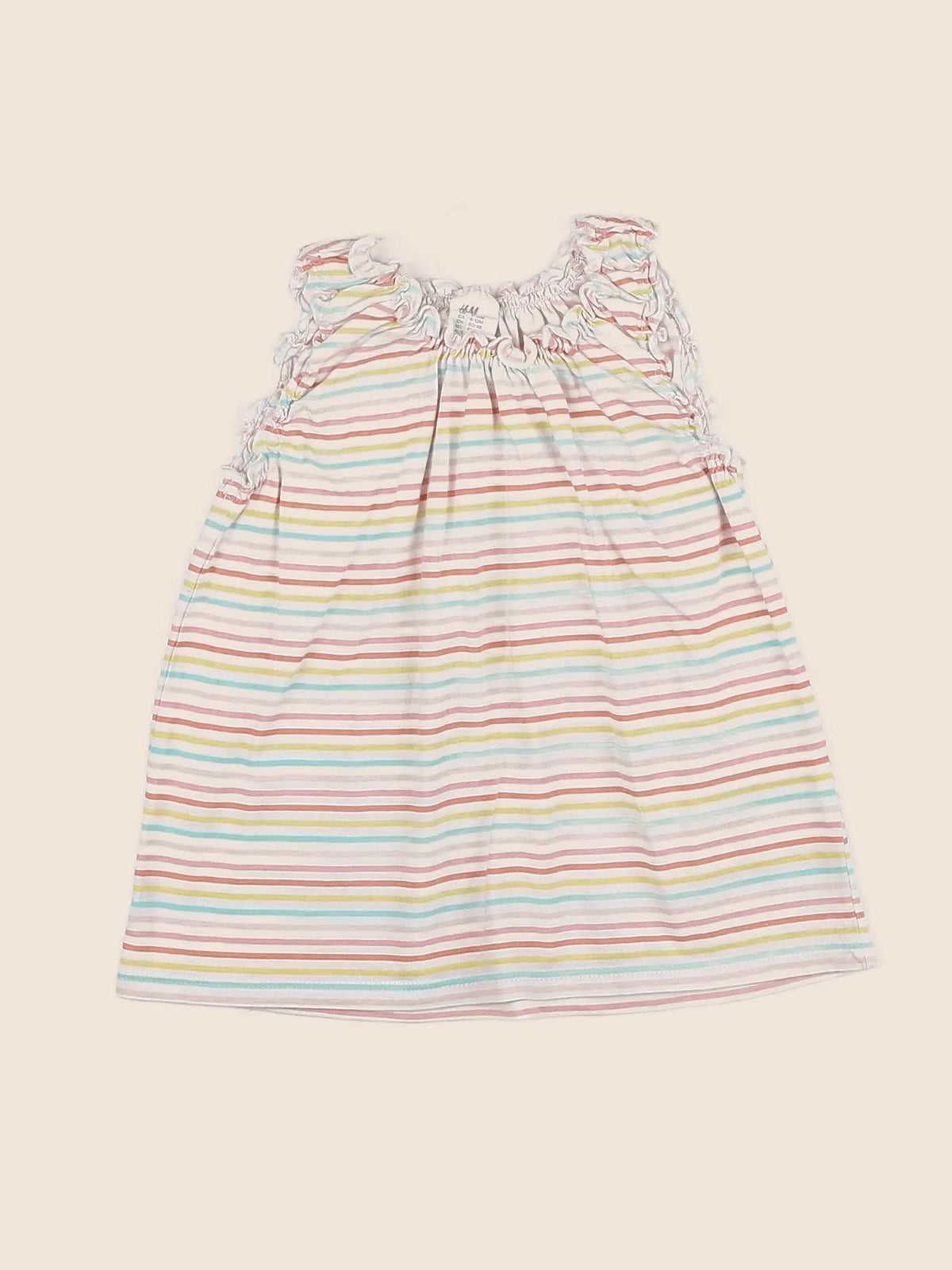 H&M - robe multicolore - 9/12 mois