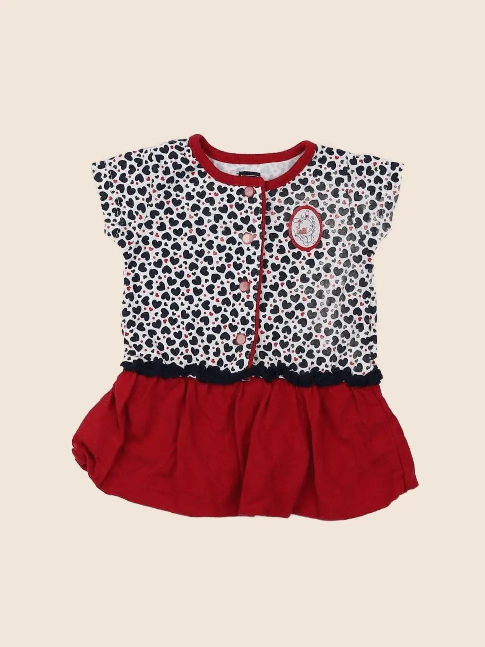Terre de marins - robe bleu, rouge - 3 mois
