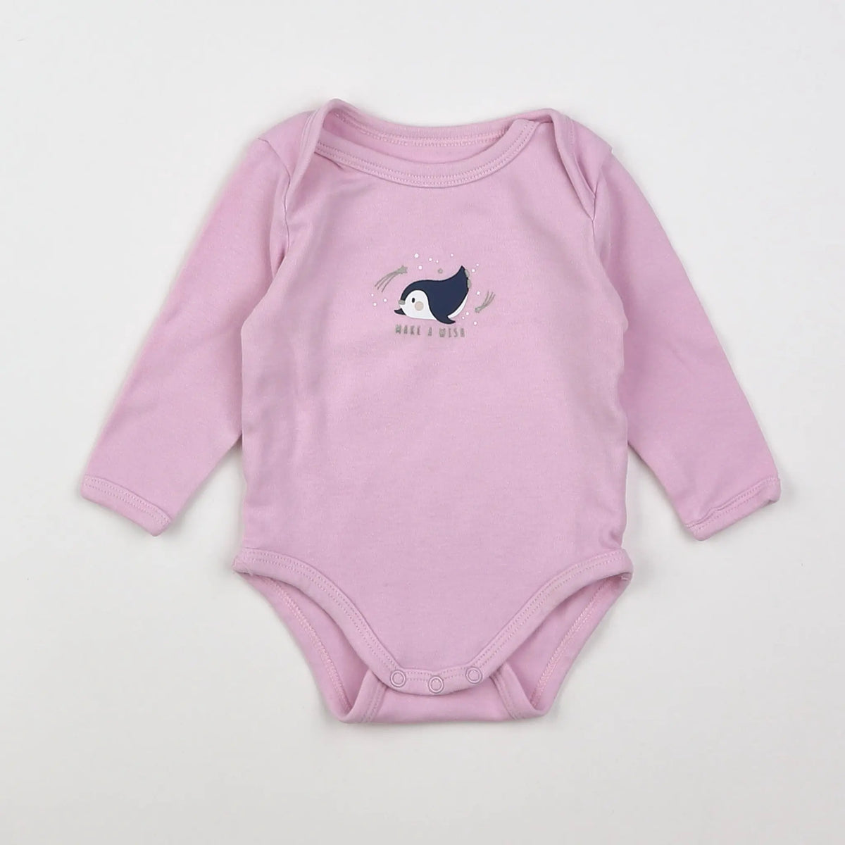 Vertbaudet - body rose - 3 mois