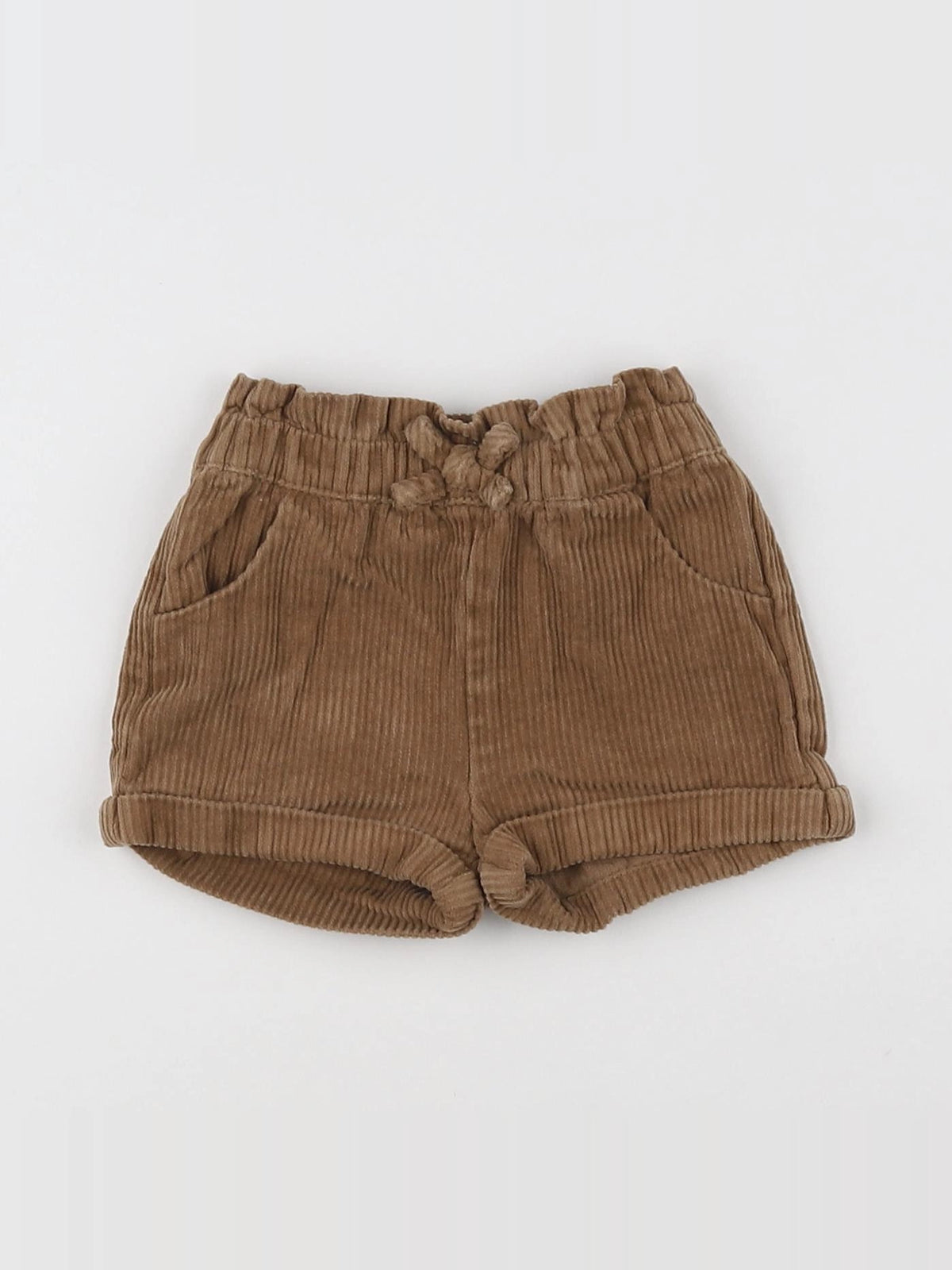 Vertbaudet - short marron - 6 mois