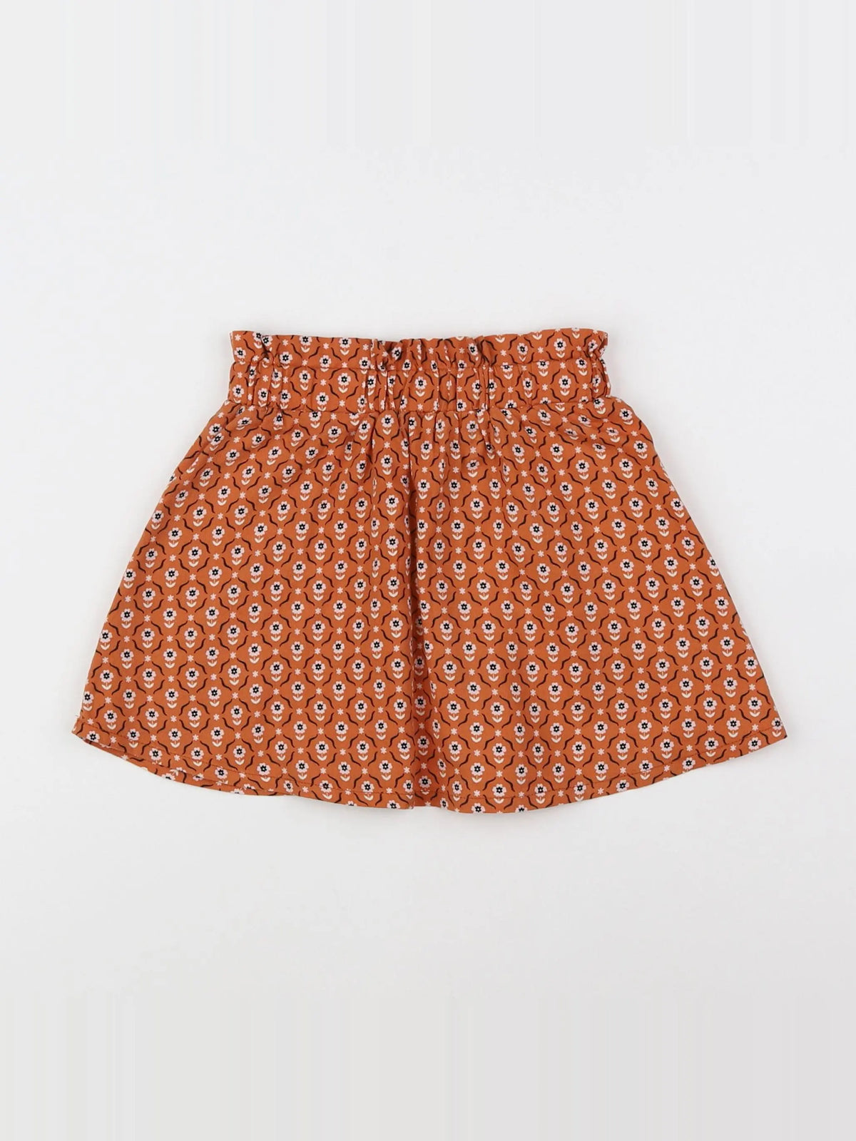 Vertbaudet - jupe marron - 4 ans