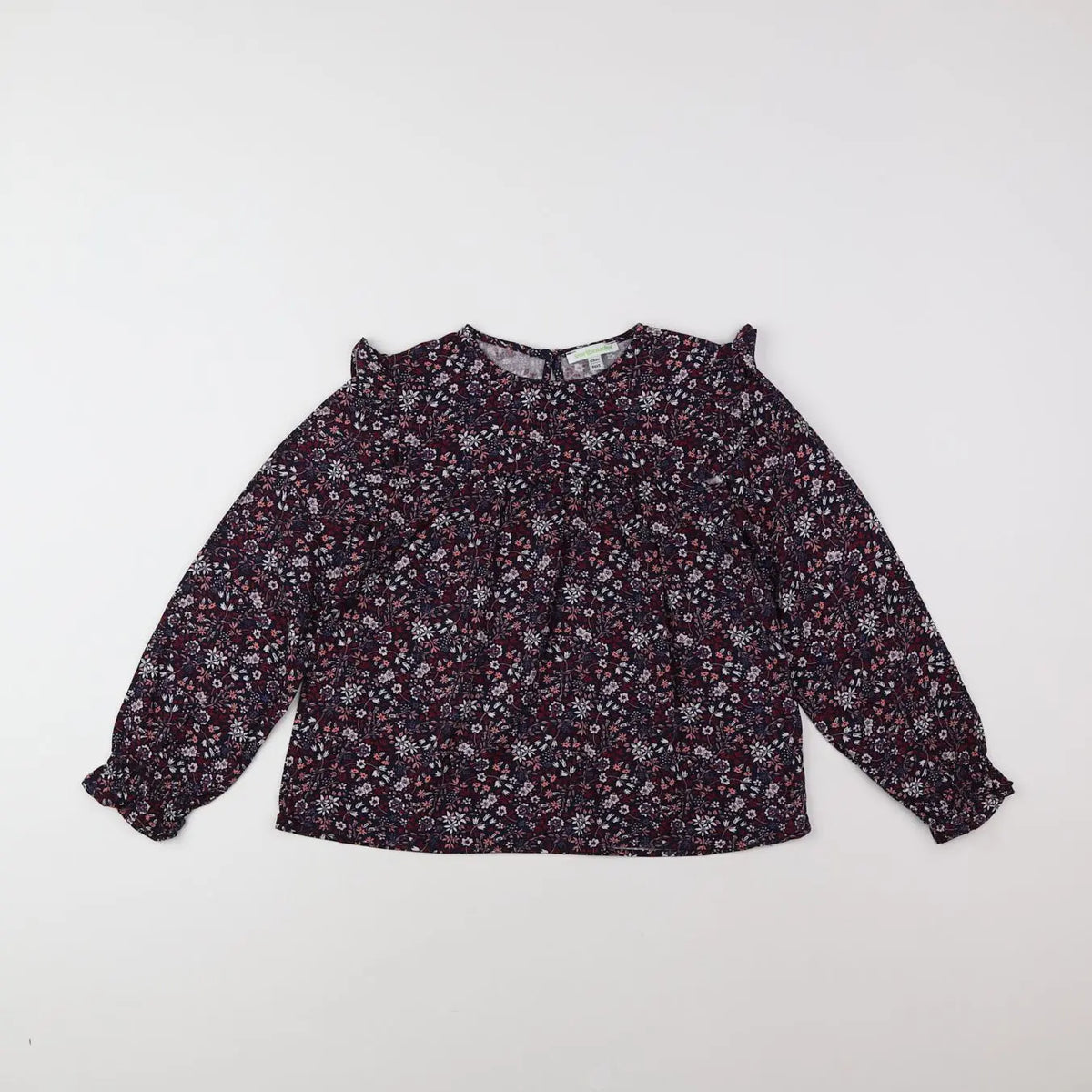 Vertbaudet - blouse bleu - 8 ans