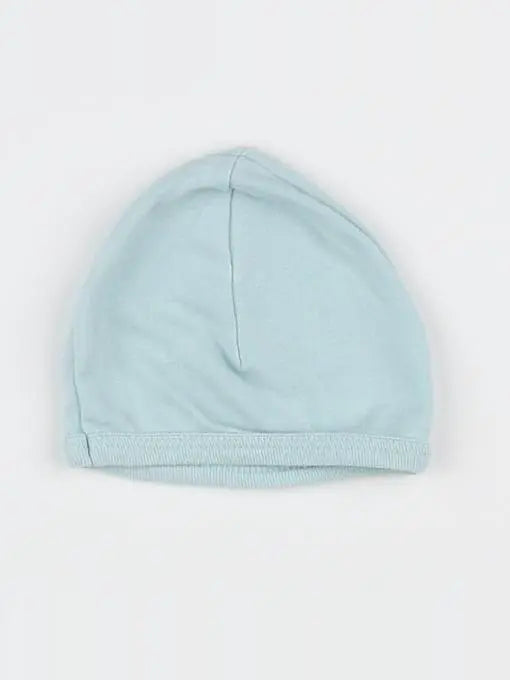 Petit Bateau - bonnet de naissance bleu - 3/6 mois