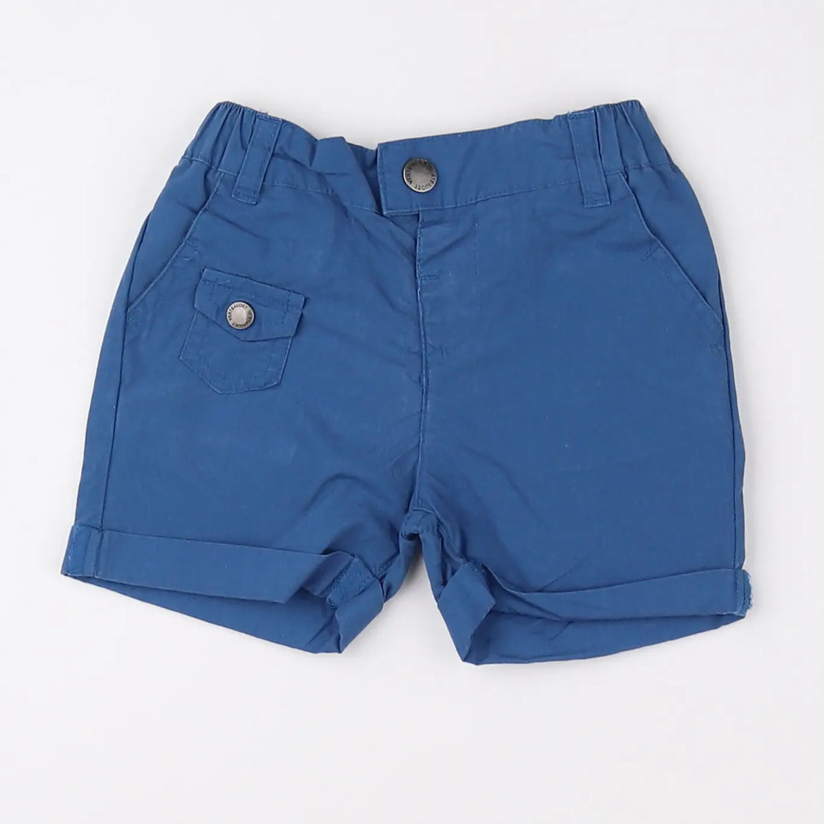 Vertbaudet - short bleu - 12 mois