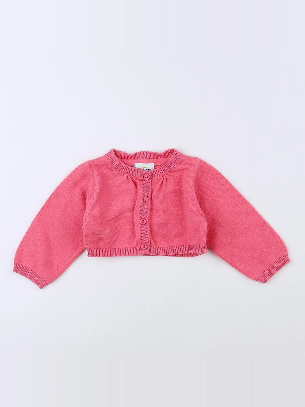 Tape à l'oeil - gilet rose - 3 mois