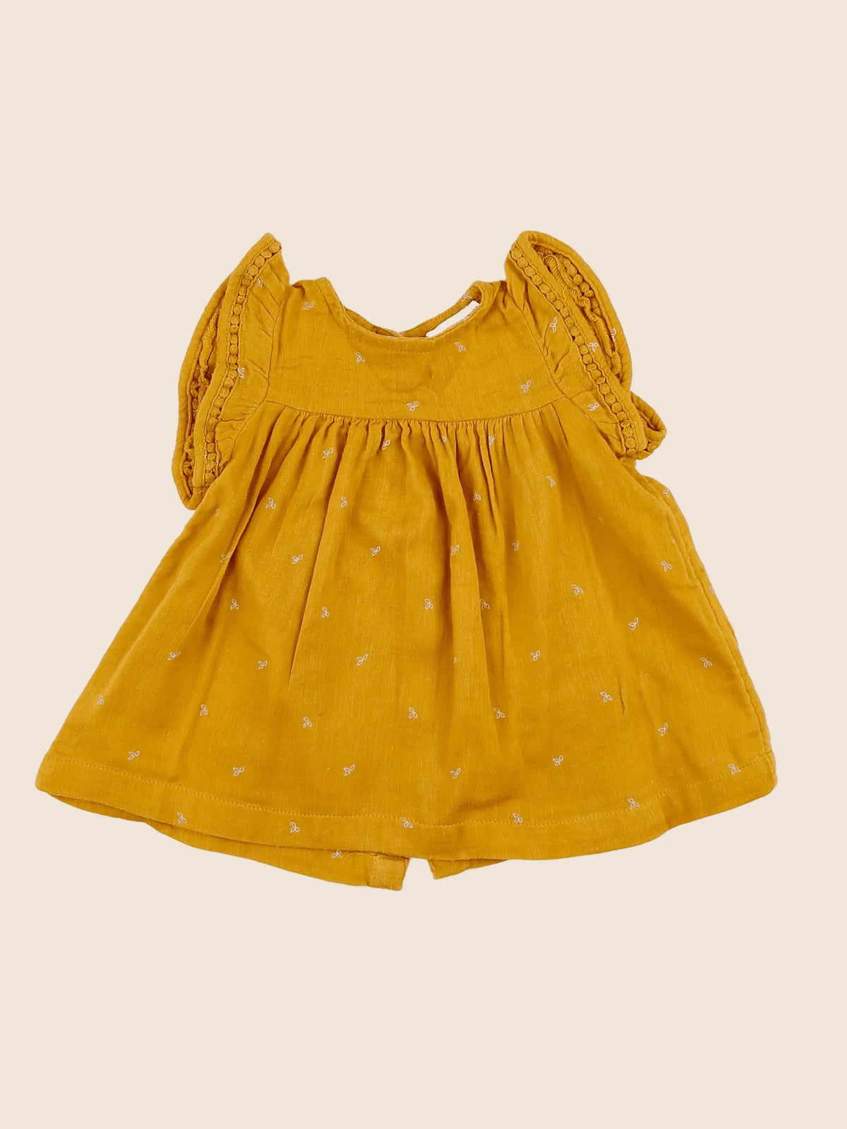 Vertbaudet - blouse jaune - 3 mois