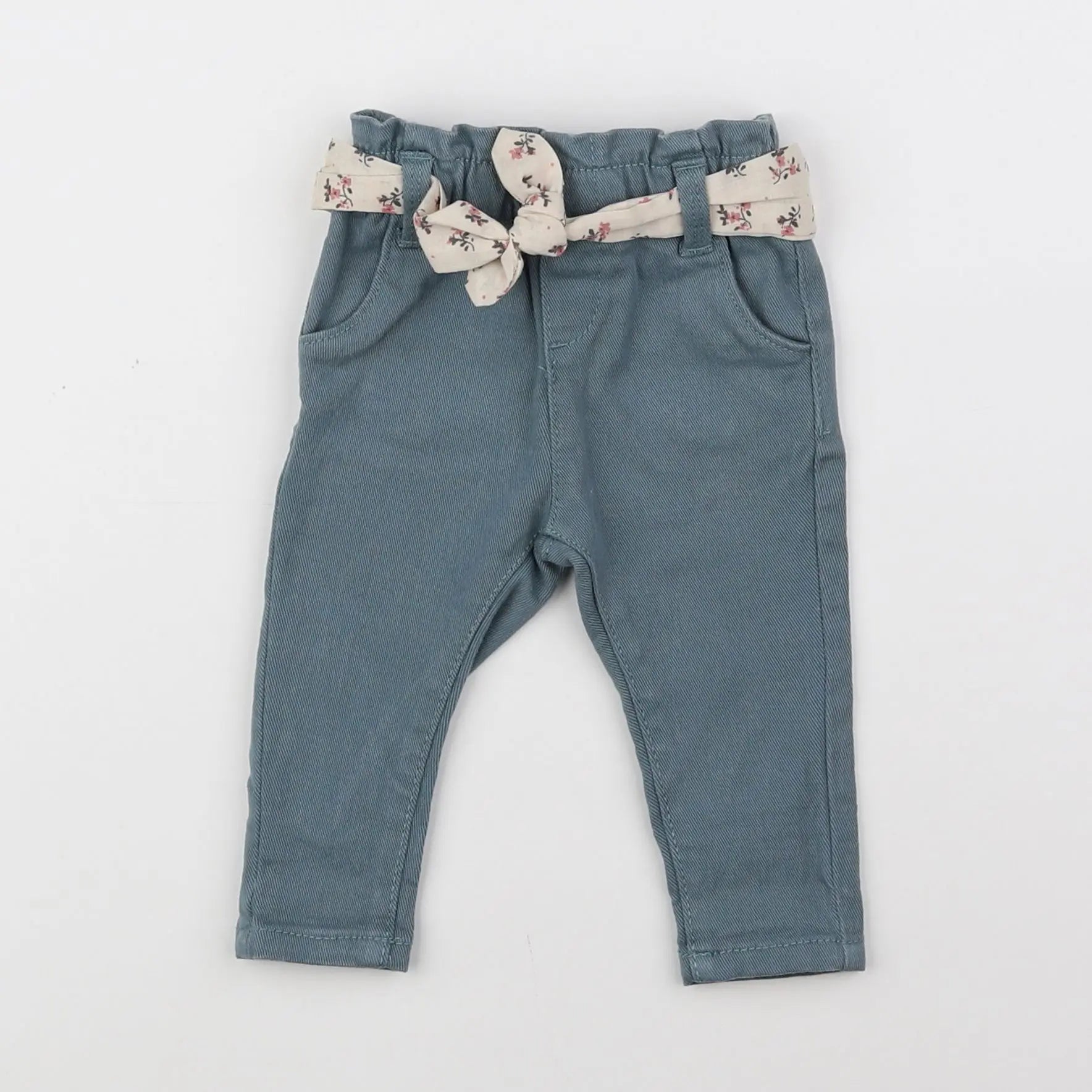 Vertbaudet - pantalon vert - 3 mois
