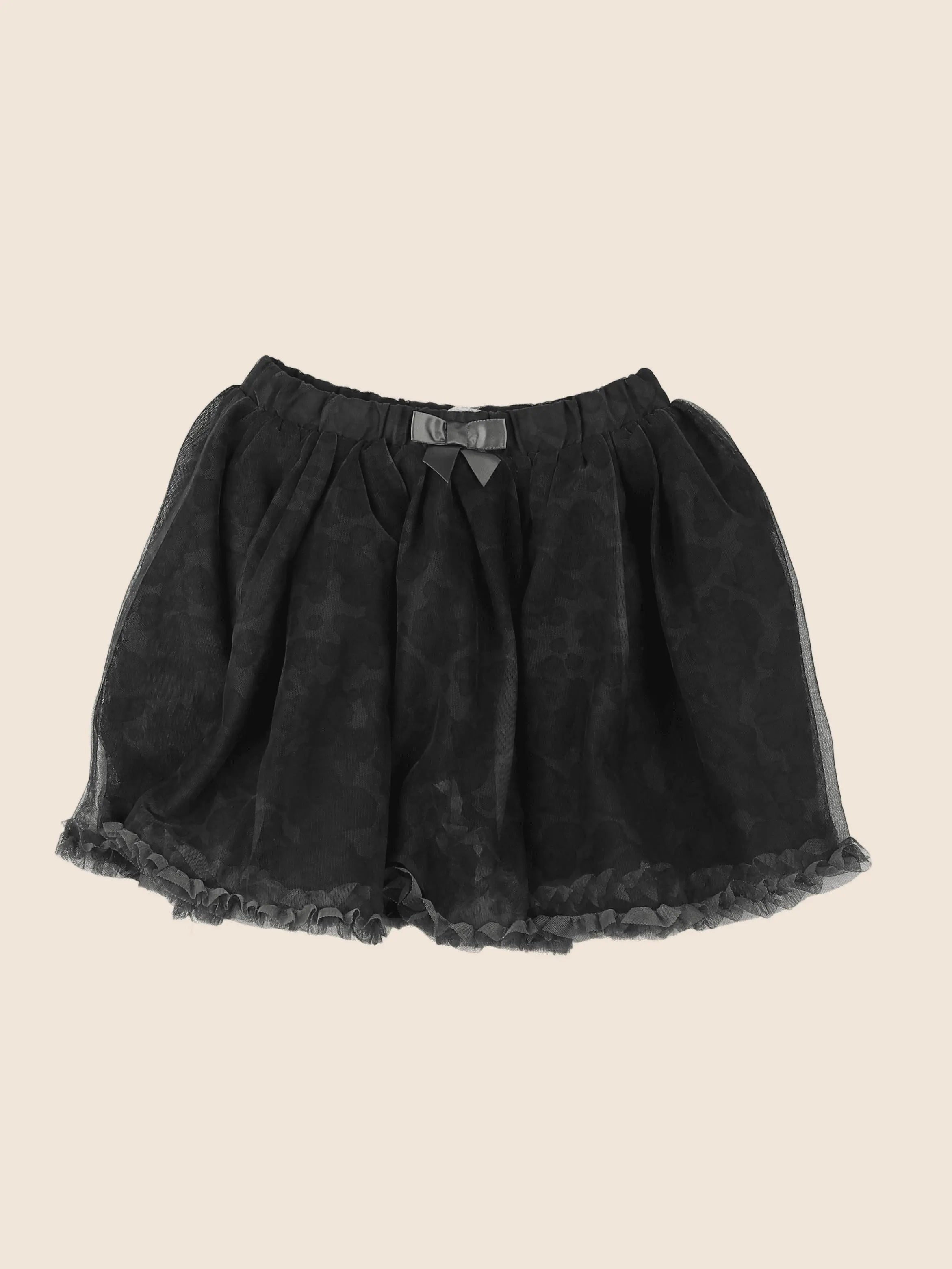 H&M - jupe gris, vert - 7/8 ans